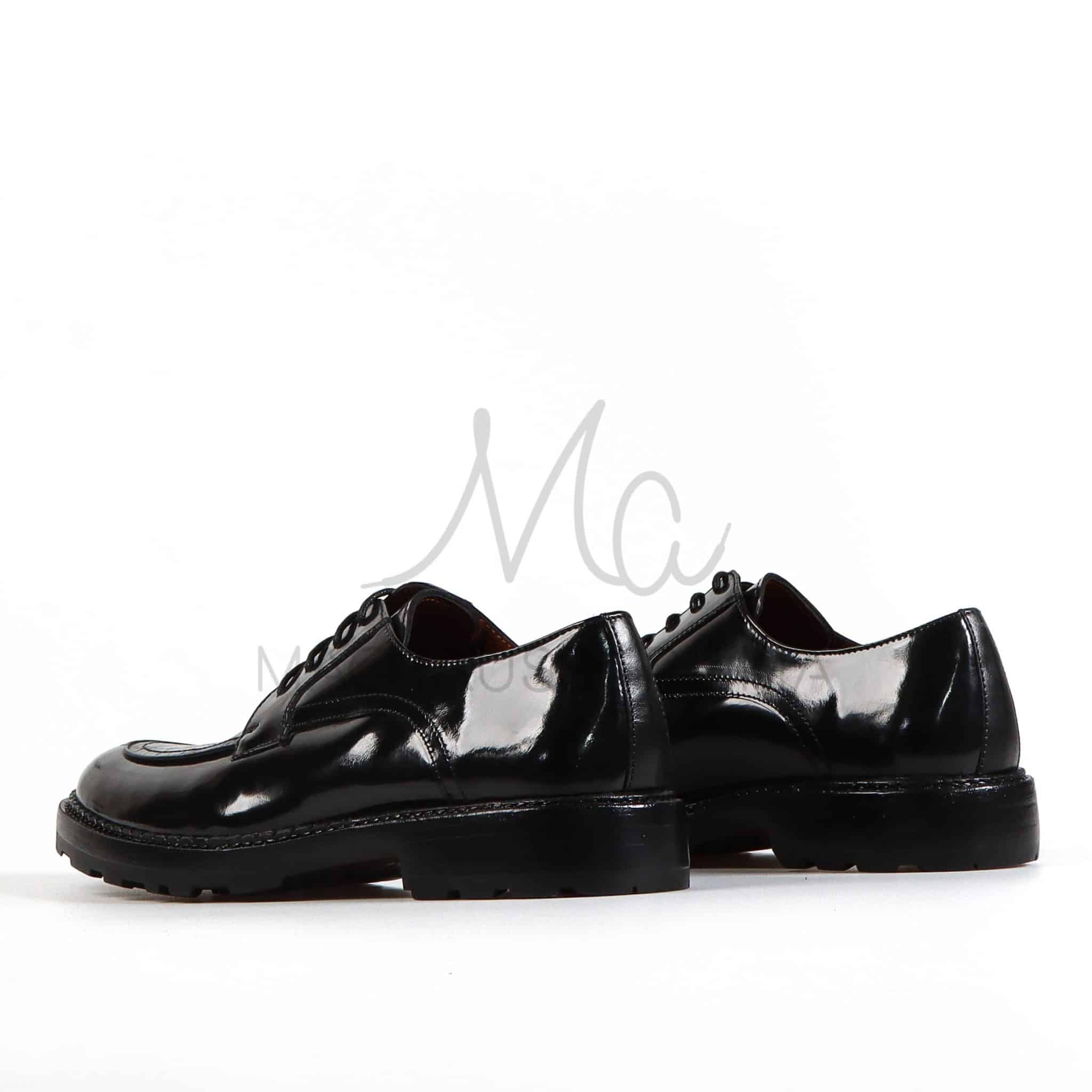 Croc Luxe - Chaussures de ville cuir en Noir.