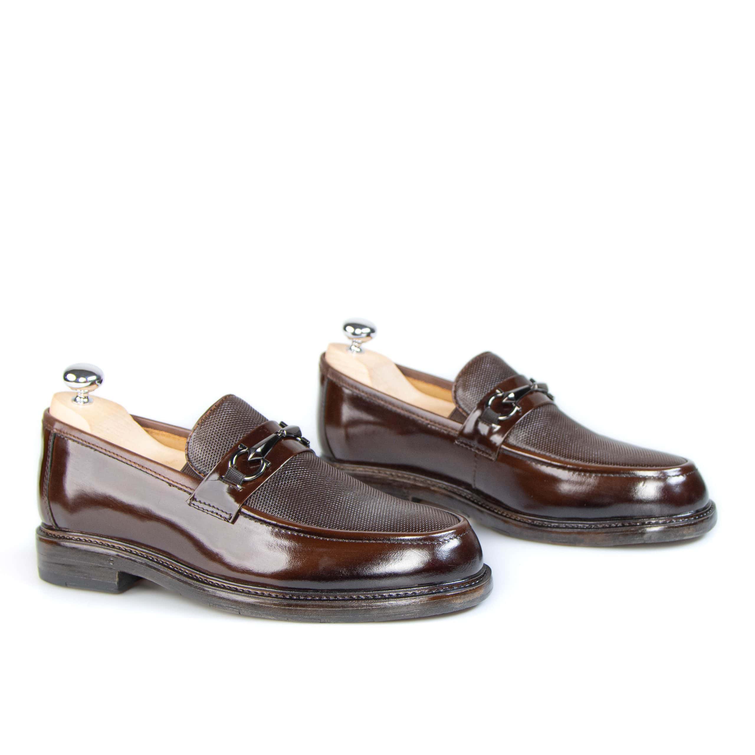 Cuiron – Chaussures Hommes 100% Cuir – Marron.