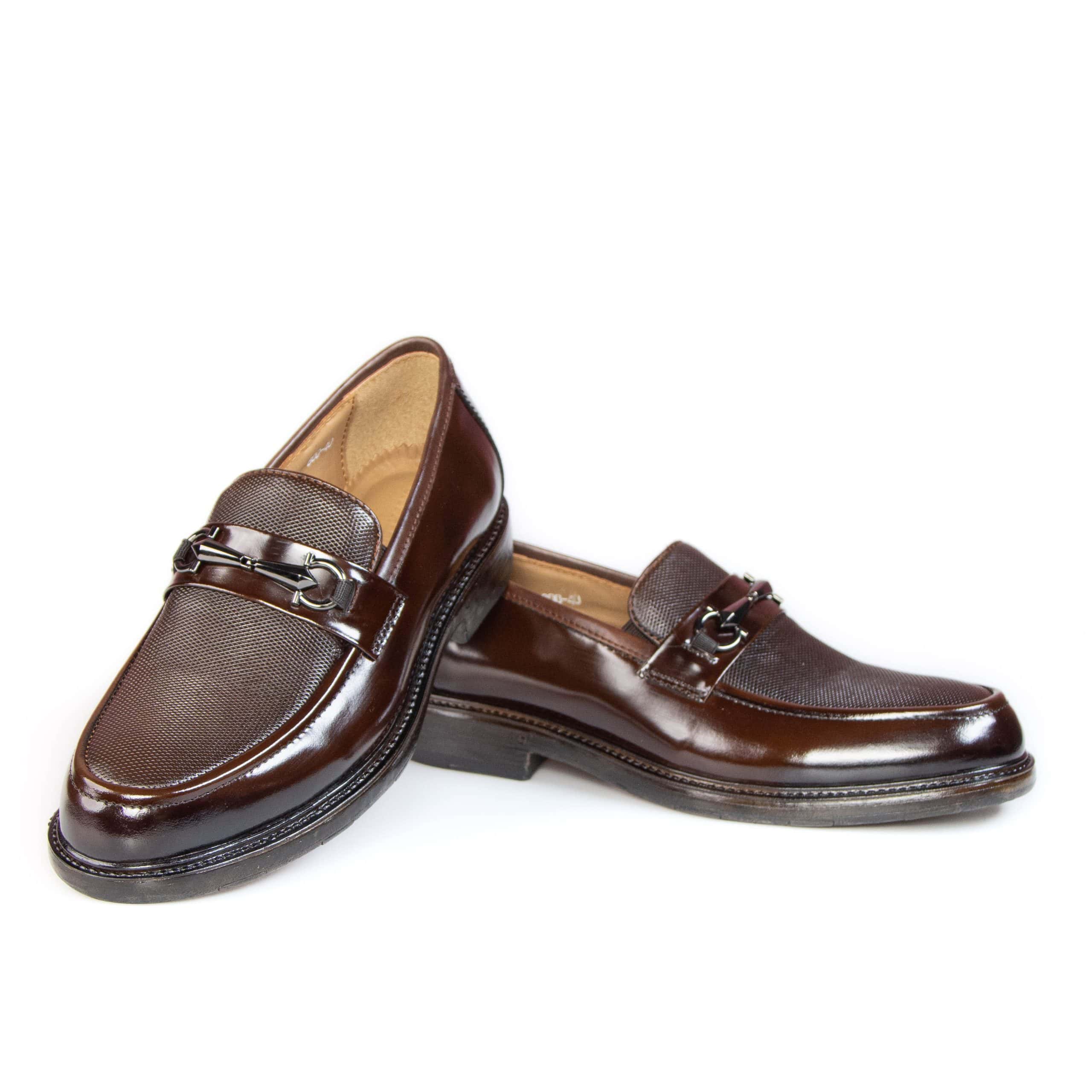 Cuiron – Chaussures Hommes 100% Cuir – Marron.