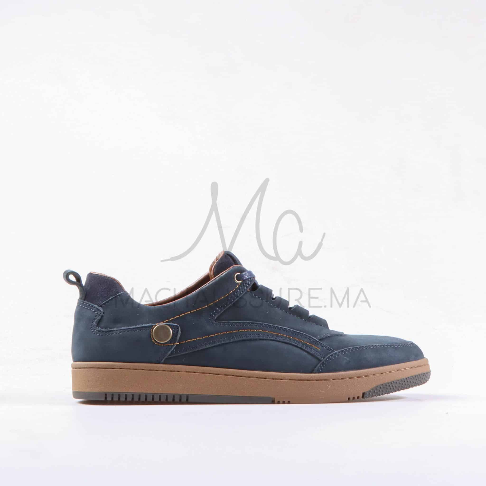 Oasis - Baskets confortables en Bleu marine.