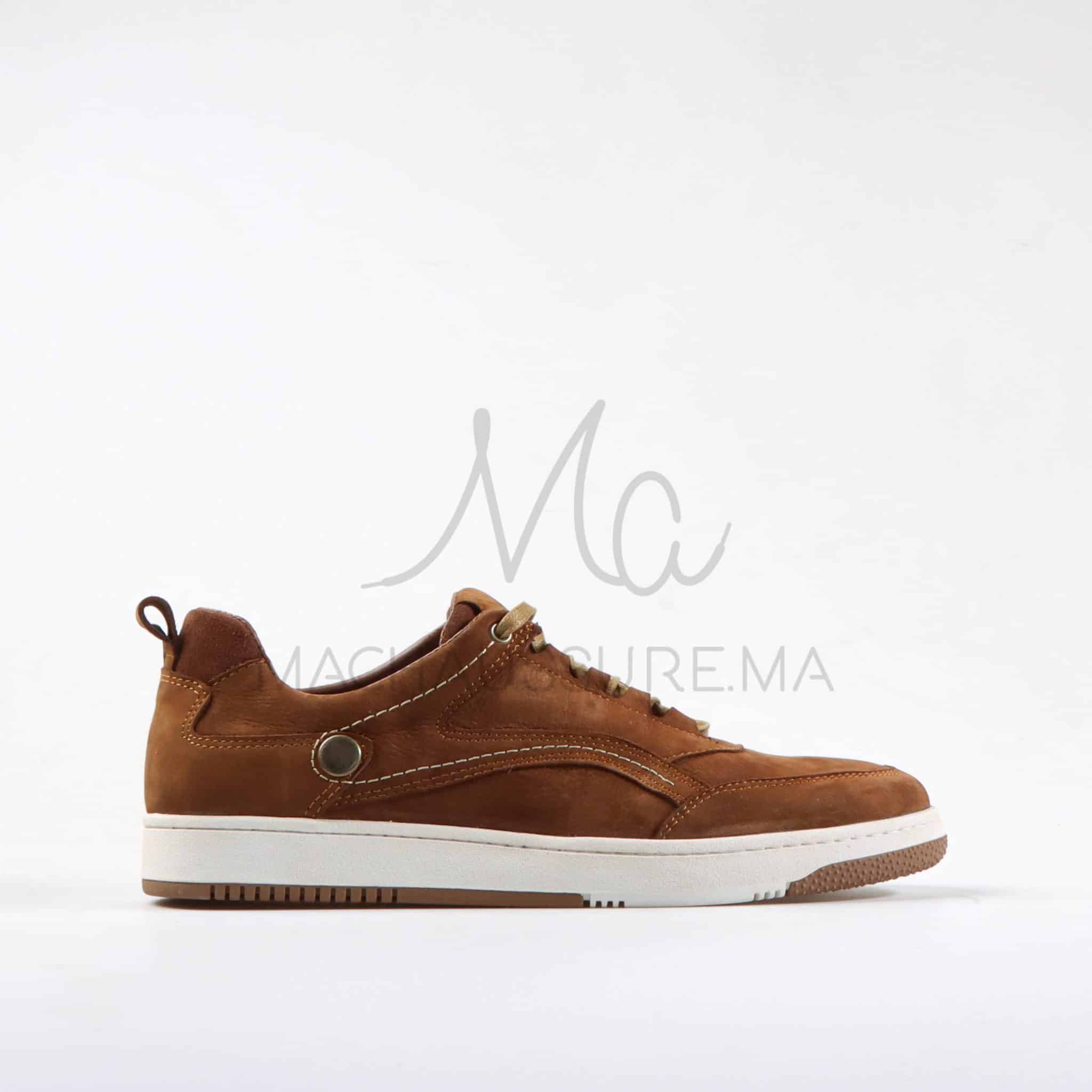 Oasis - Baskets confortables en Tabac.