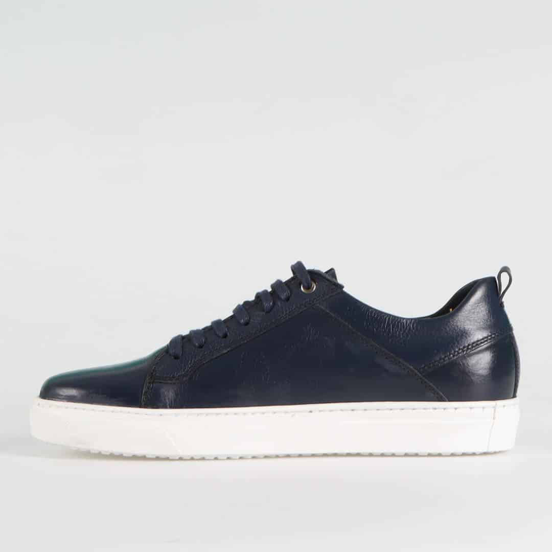 Matis – Baskets Hommes Cuir en Bleu.