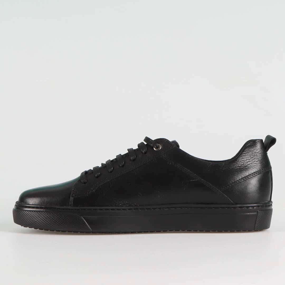 Matis – Baskets Hommes Cuir en Noir.
