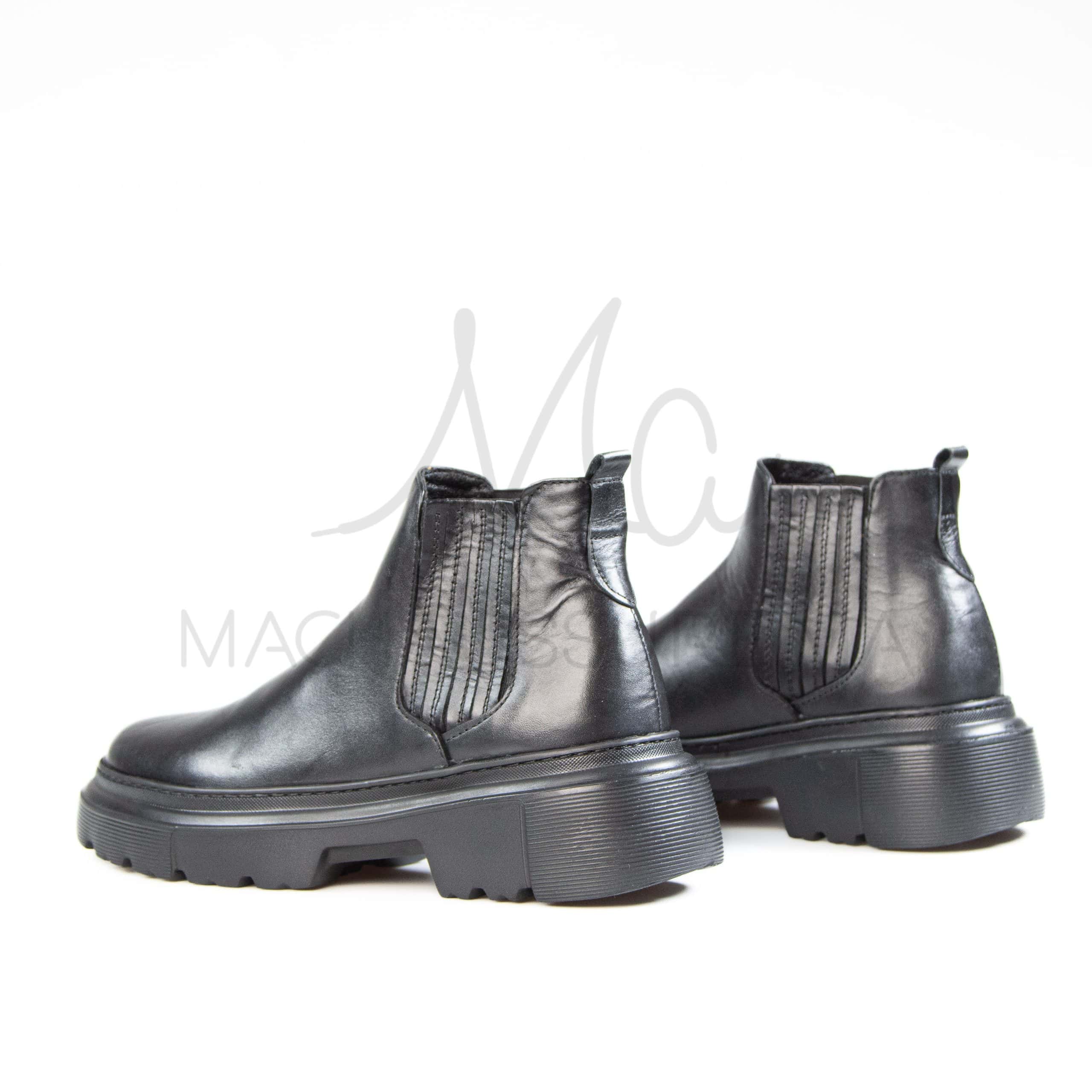 Anton – Boots Hommes en Noir.