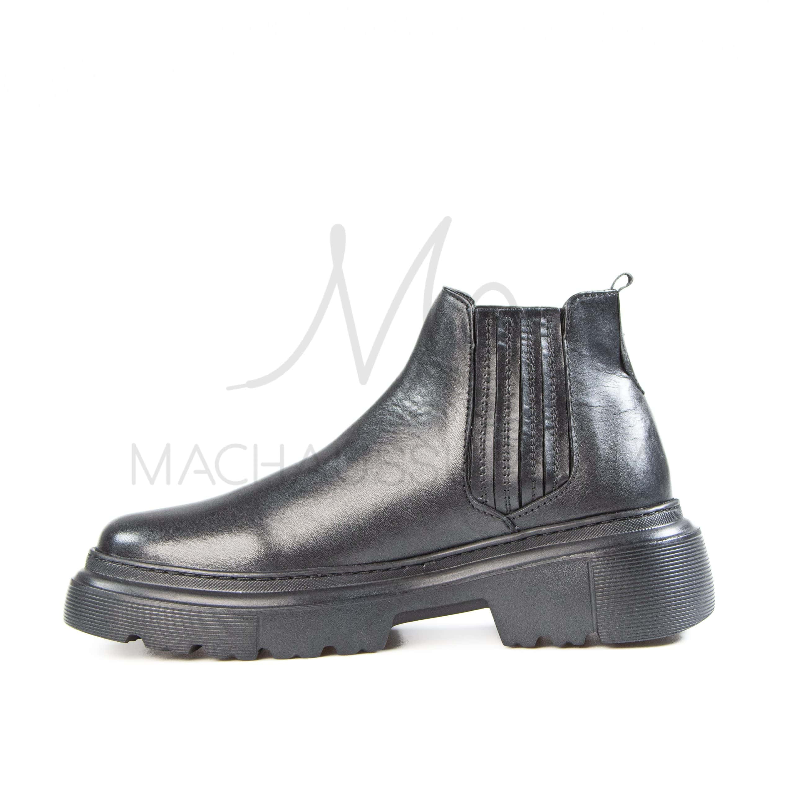 Anton – Boots Hommes en Noir.