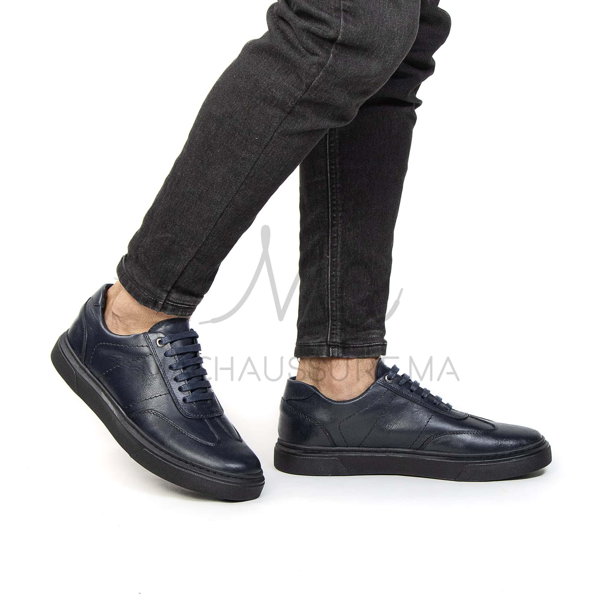 CoreX - Baskets confortablesen Bleumarine.