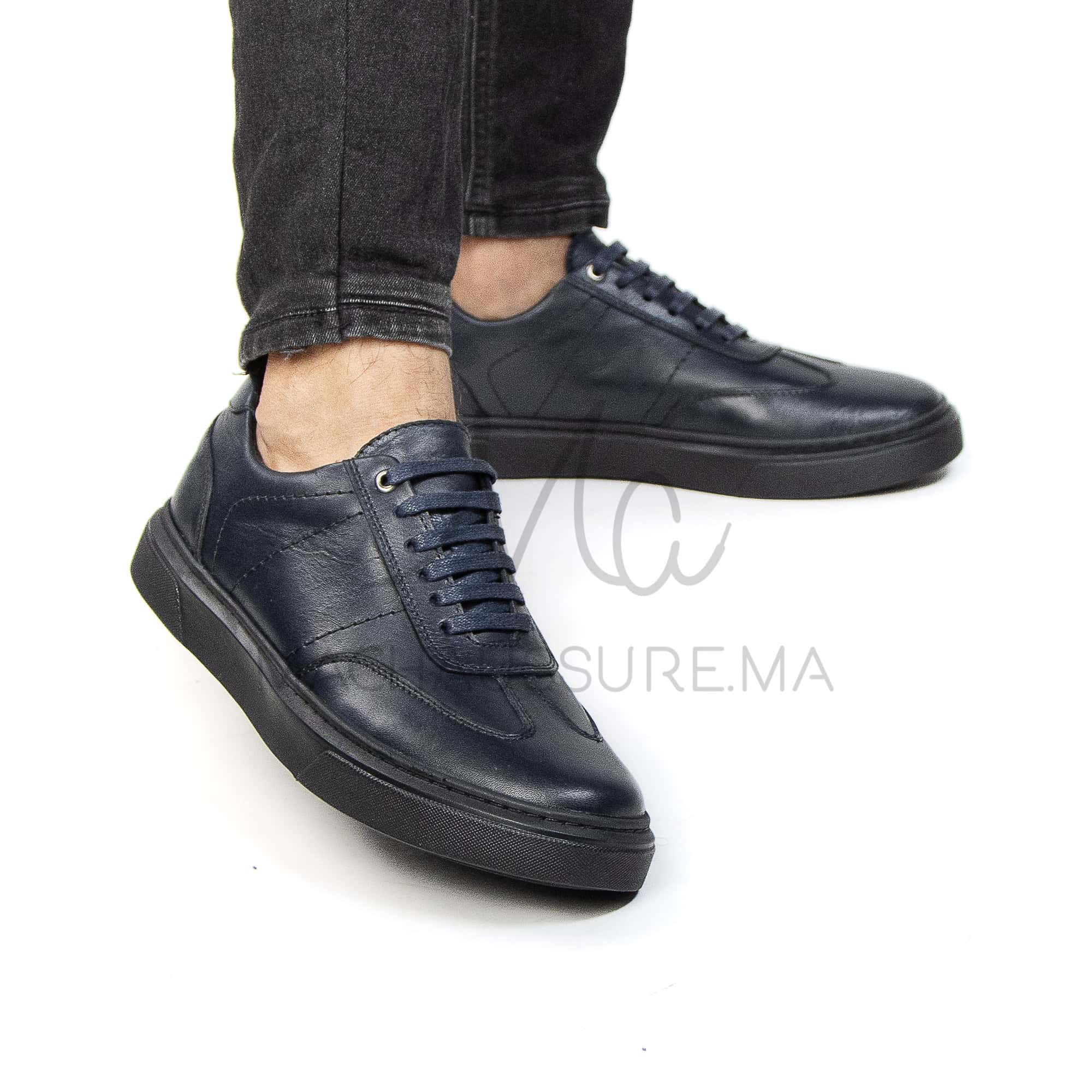 CoreX - Baskets confortablesen Bleumarine.