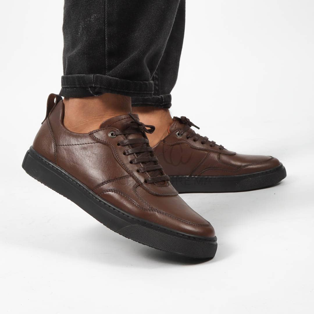 Uliva - Chaussures de ville Hommes Cuir en Marron.