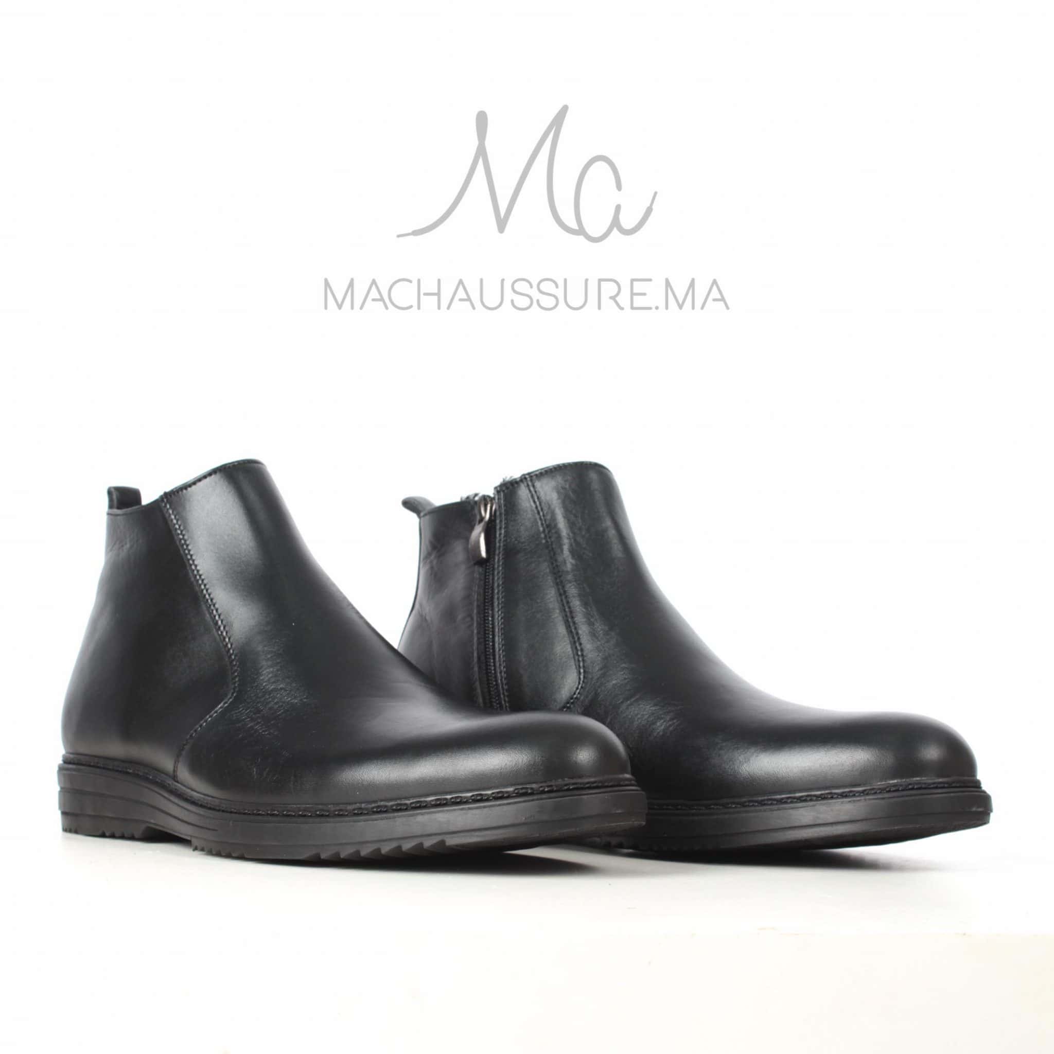 ALFRED - BOOTS en Noir.