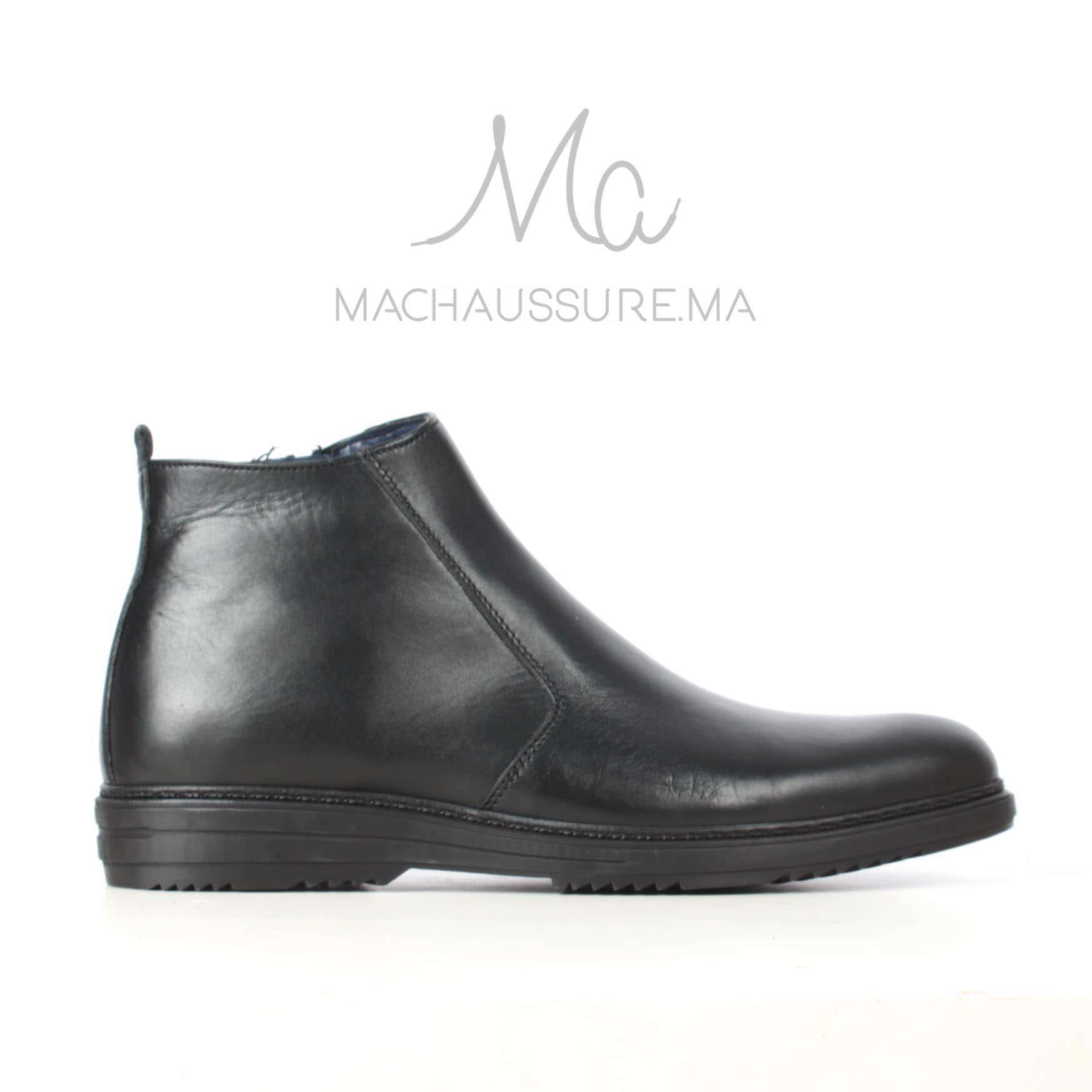 ALFRED - BOOTS en Noir.