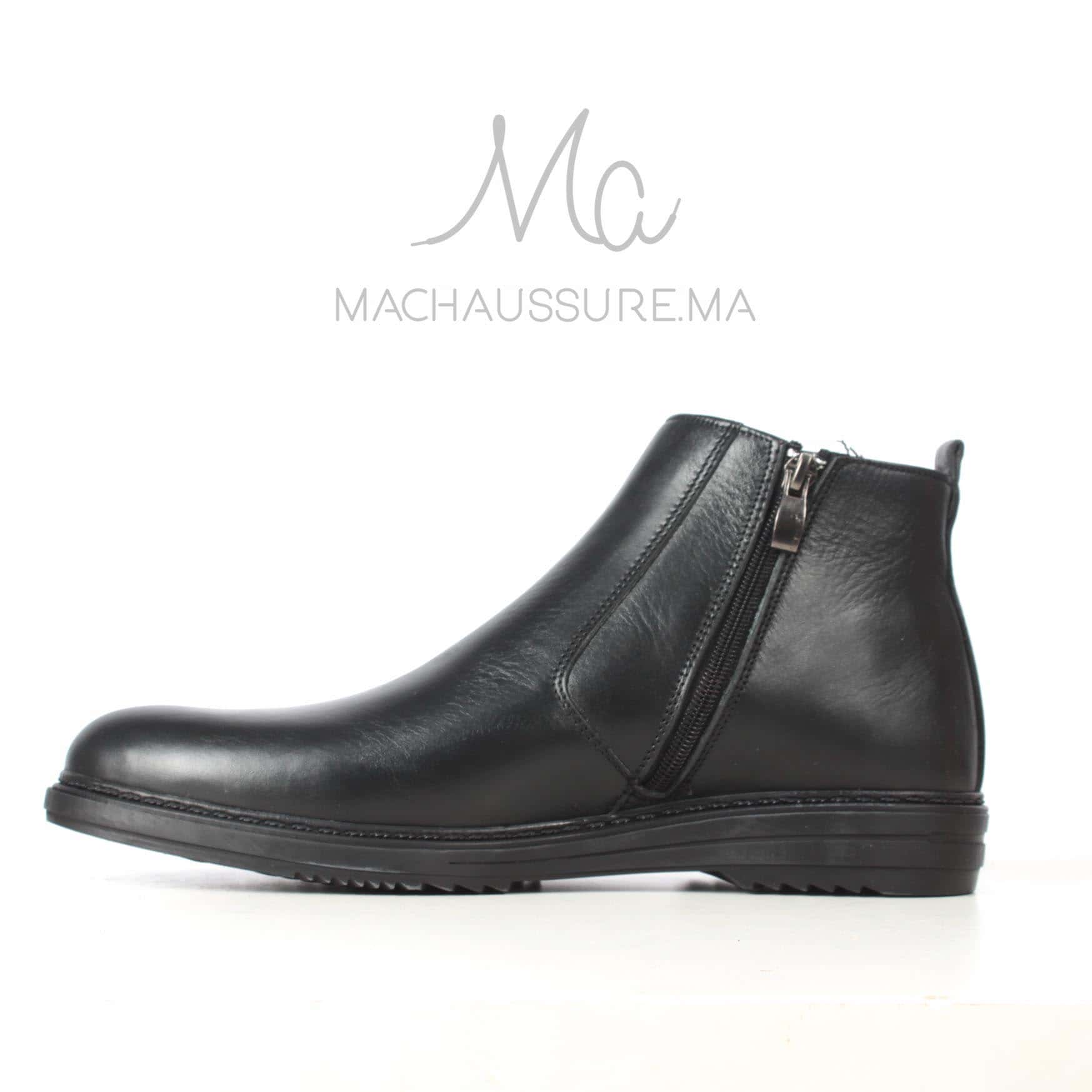 ALFRED - BOOTS en Noir.