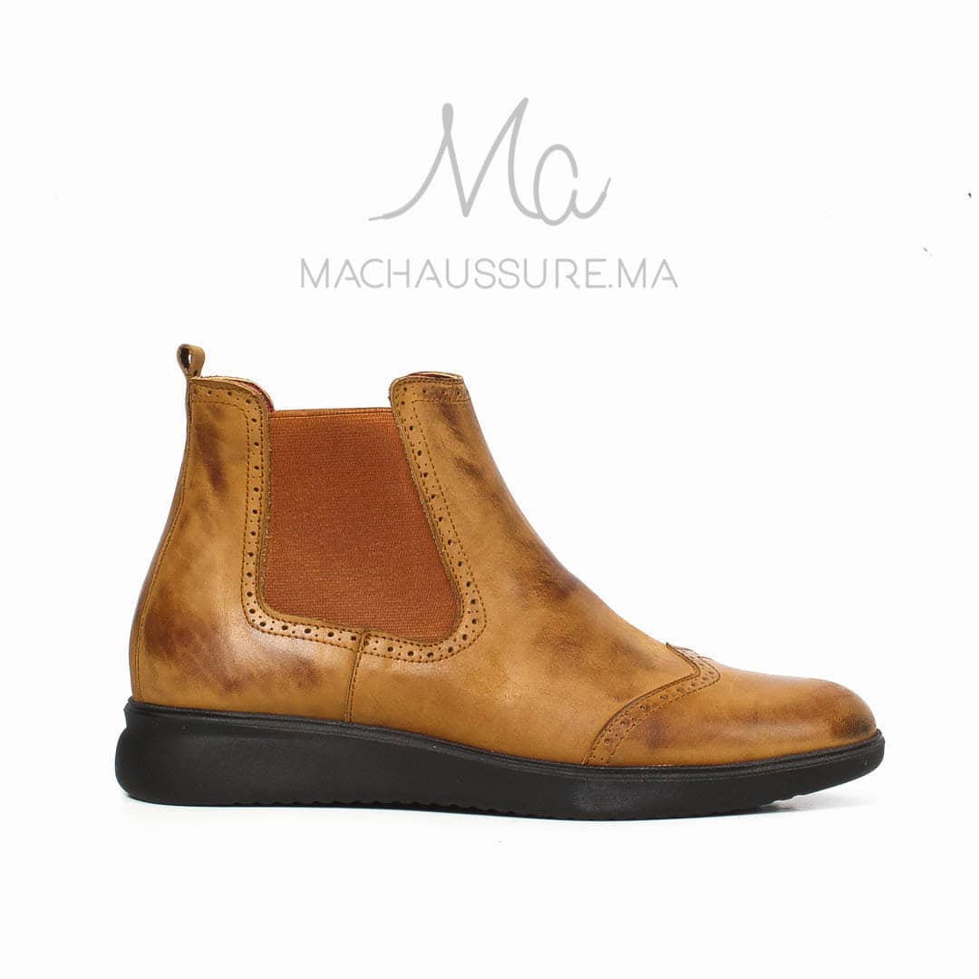 GARRIX - Boots en Tabac.