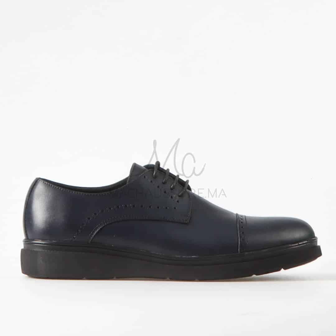 Urbany - Chaussures de ville 100% Cuir – Bleu.