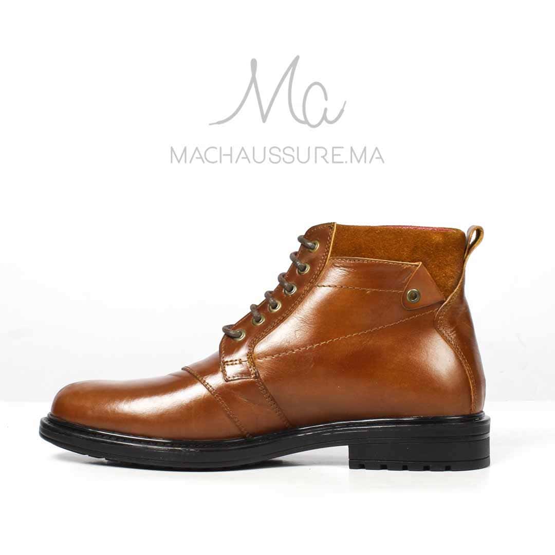 BROODLY - Boots en Tabac.