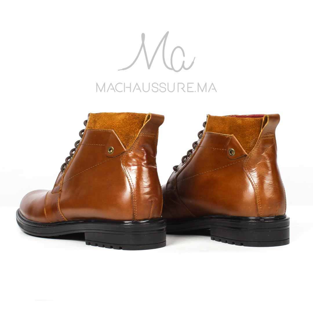 BROODLY - Boots en Tabac.