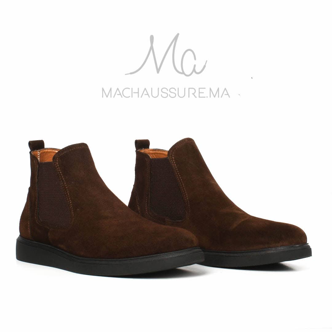 BRIGHTON - Bottines Marron.