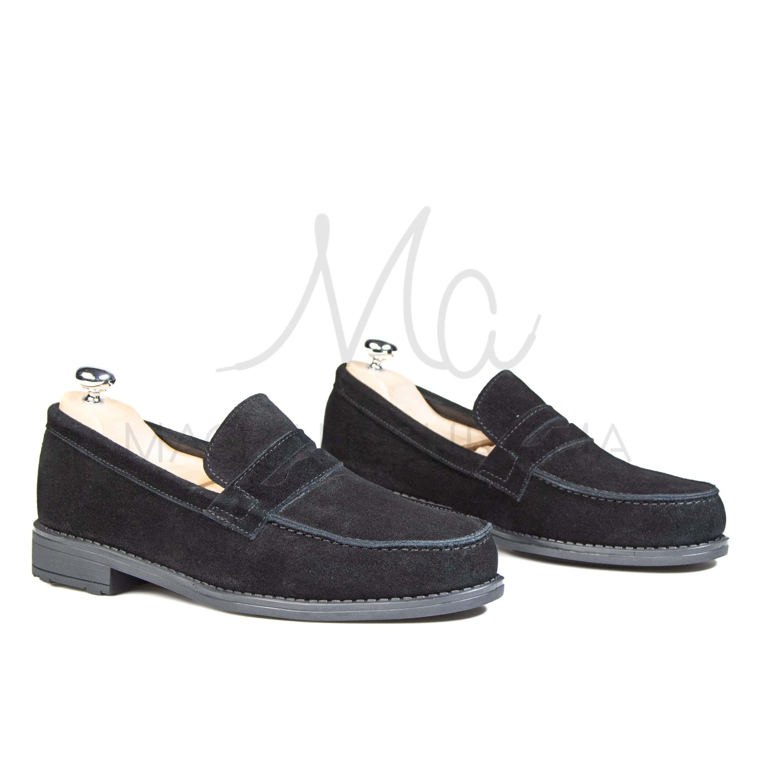 RIAD – Mocassins Hommes en Noir.