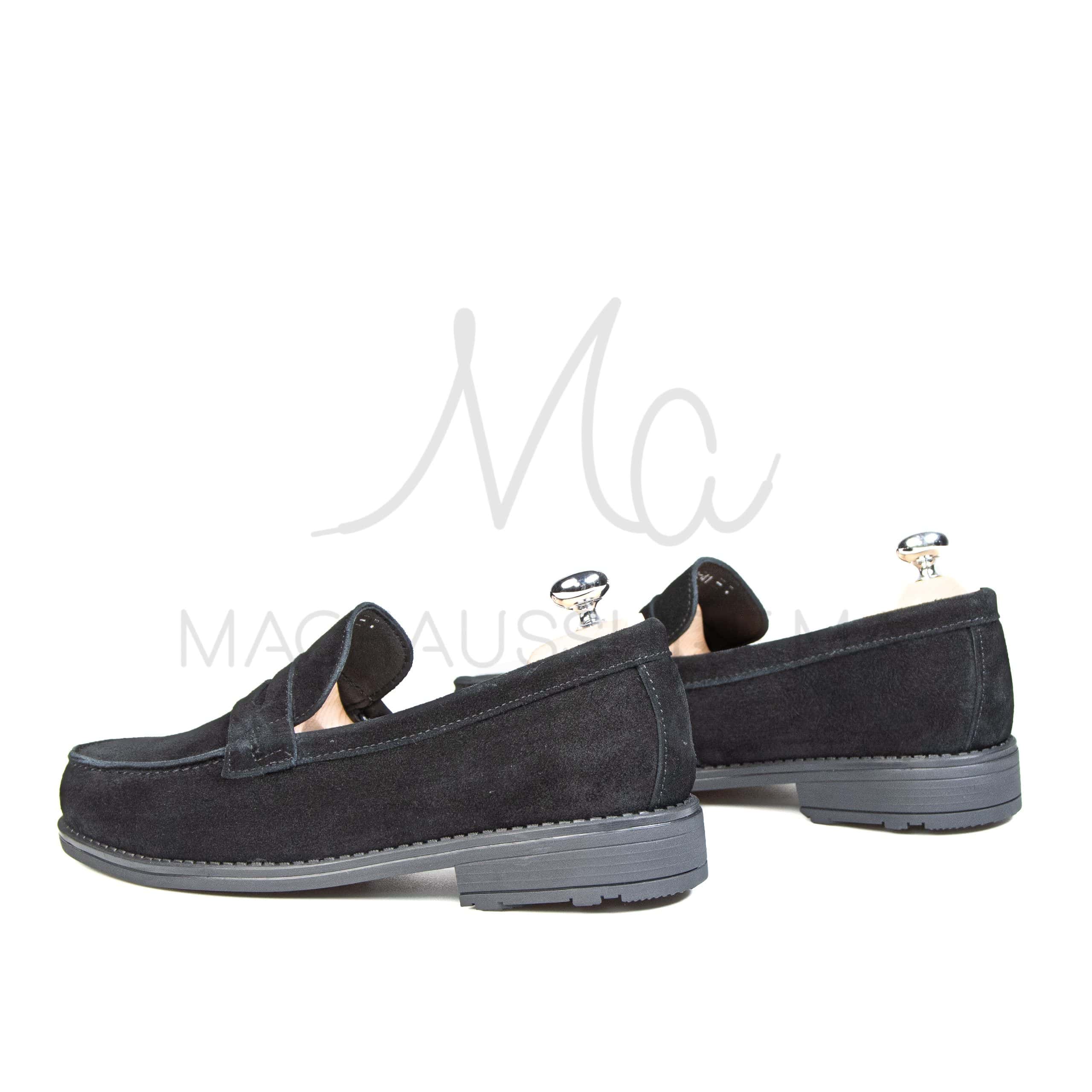 RIAD – Mocassins Hommes en Noir.