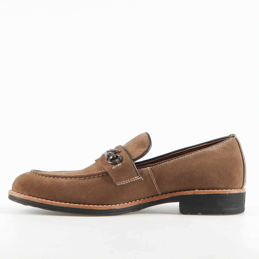 RUNWELL – Chaussures de ville 100% Daim – Vert.