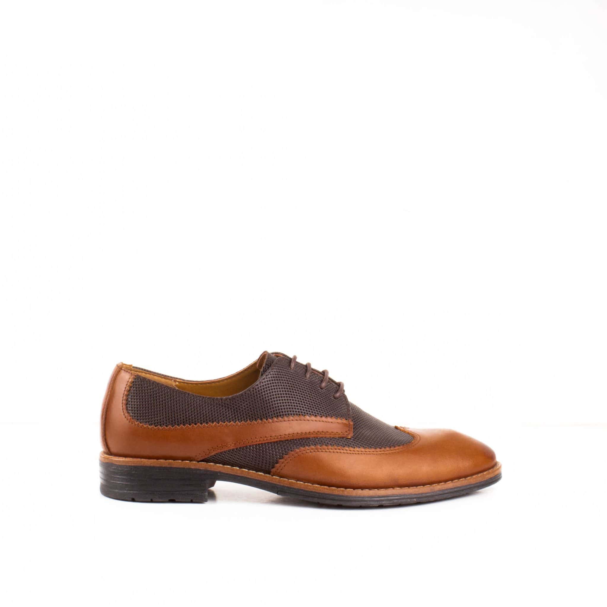 GENTMAR – Chaussures de ville en Tabac.