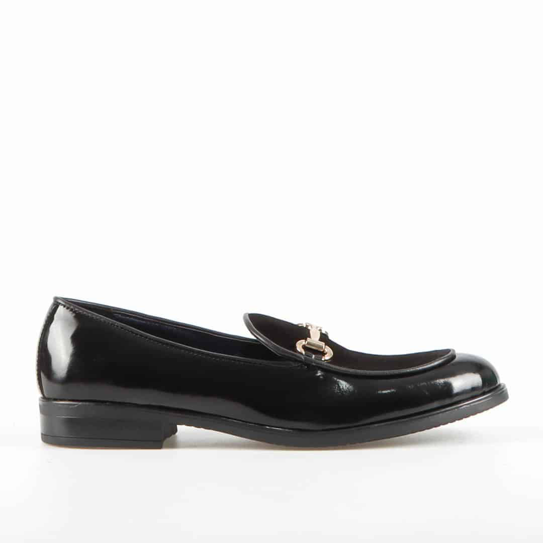 CALIX - Chaussures de ville en Cuir - Noir.