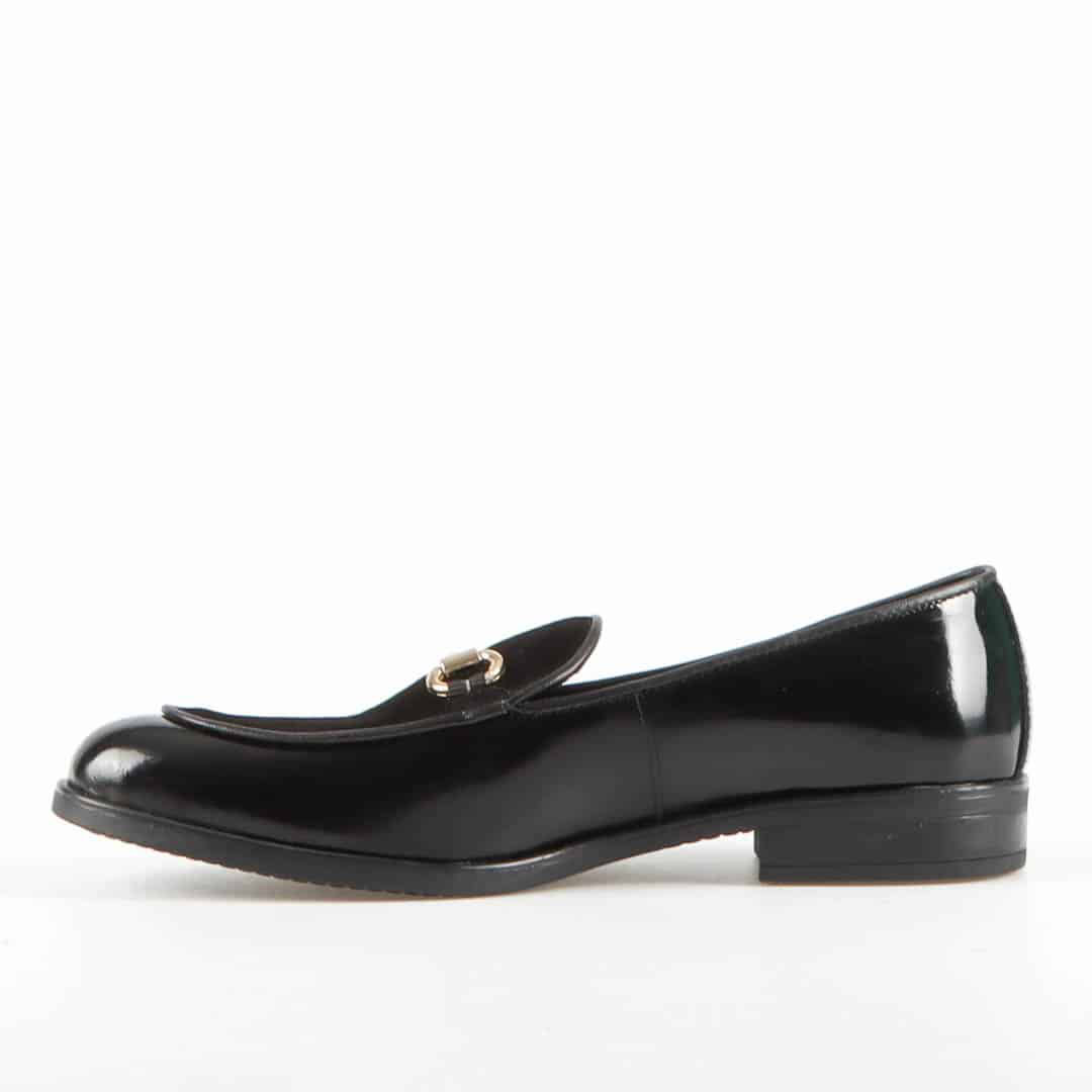 CALIX - Chaussures de ville en Cuir - Noir.