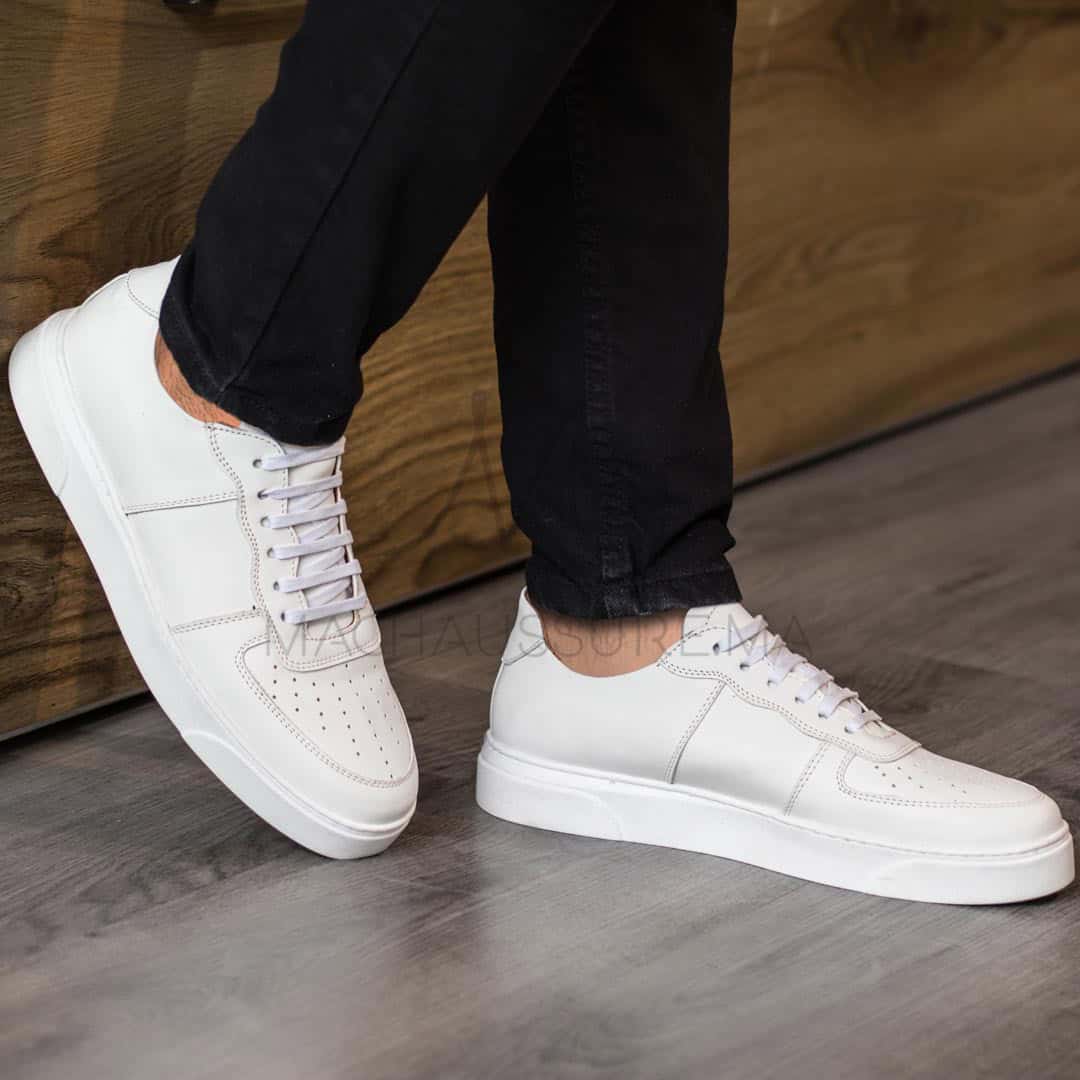 AIR BALVIN - Baskets en Blanc.