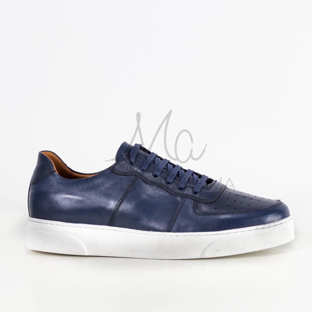 AIR BALVIN - Baskets en Bleu marine.