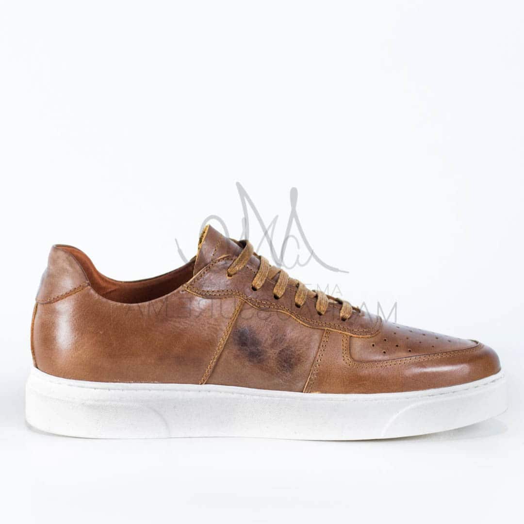 AIR BALVIN - Baskets en Tabac.