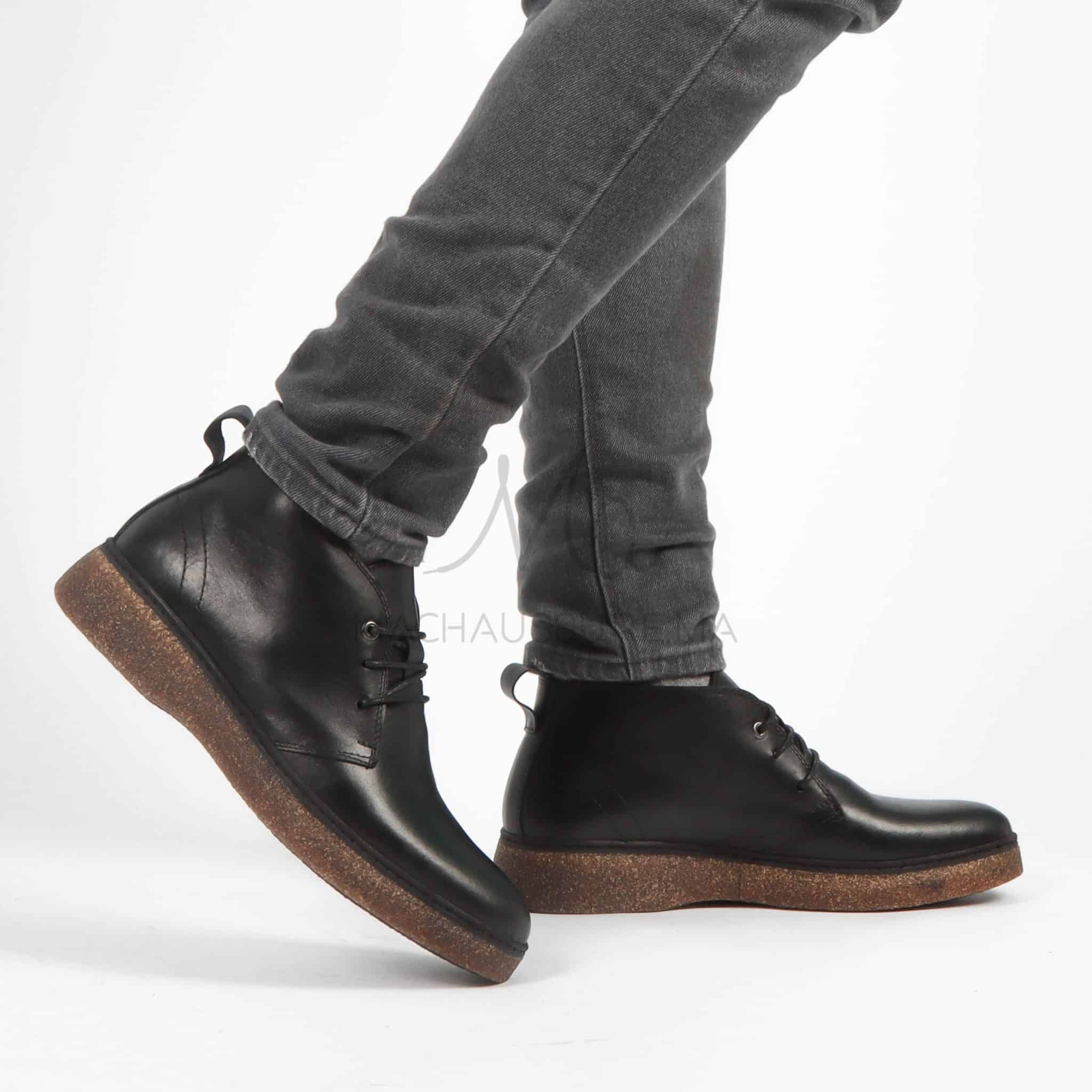 Decorum - Boots Hommes en Noir.