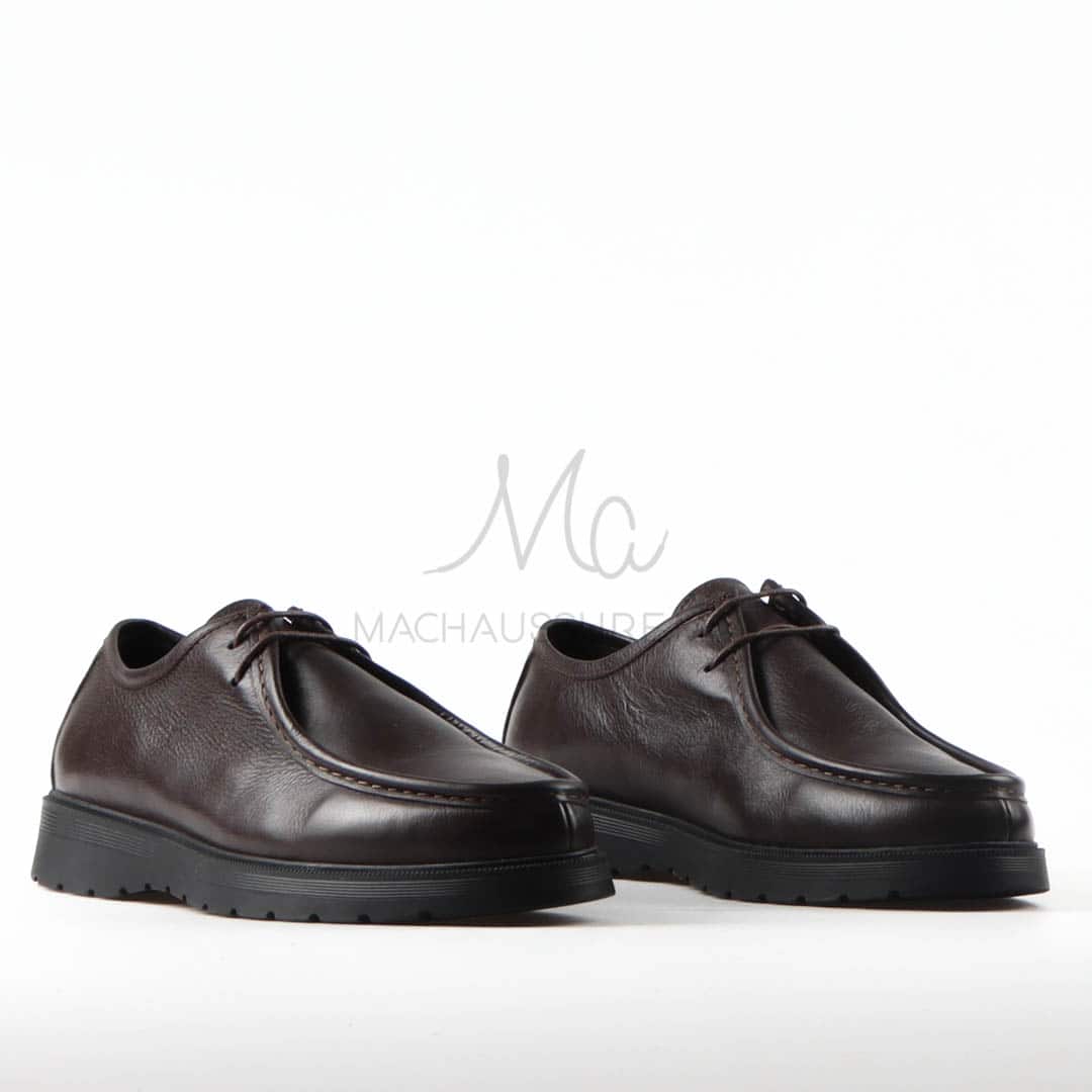 Terzo - Chaussures à lacets pour Hommes 100% Cuir en Marron.
