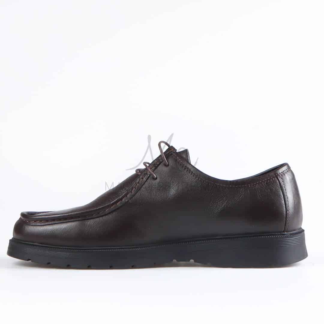 Terzo - Chaussures à lacets pour Hommes 100% Cuir en Marron.