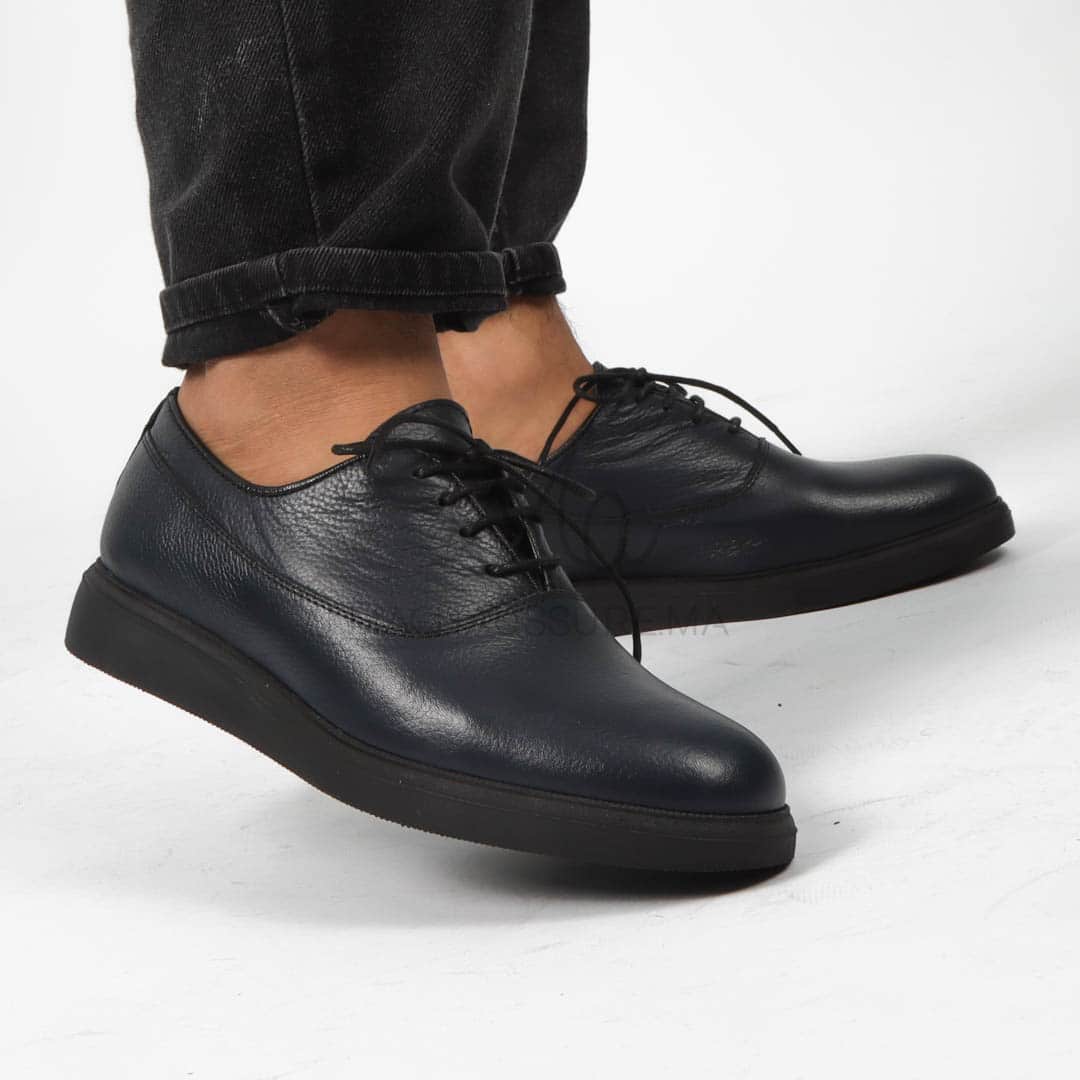 Uvalen - Chaussures de ville Hommes Cuir en Bleu.