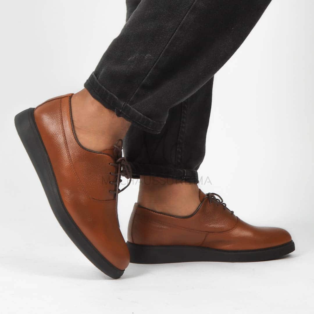 Uvalen - Chaussures de ville Hommes Cuir en Tabac.