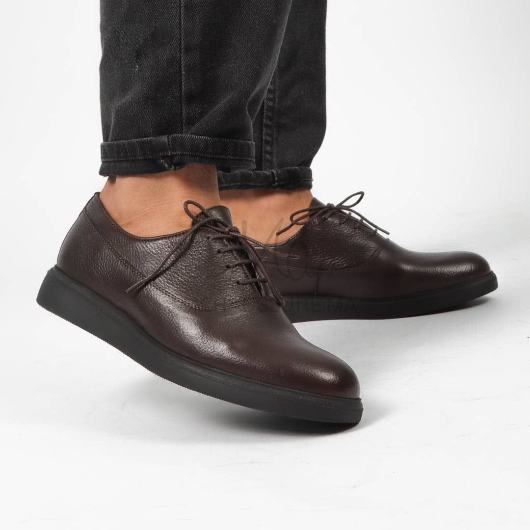 Uvalen - Chaussures de ville Hommes Cuir en Marron.