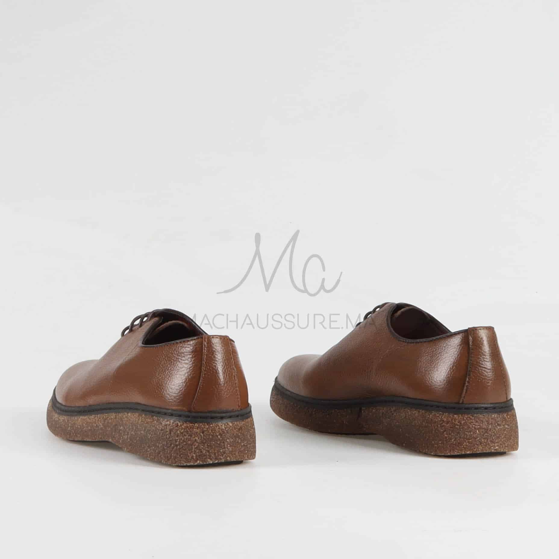 Noblesse – Chaussures de ville Cuir en Tabac.