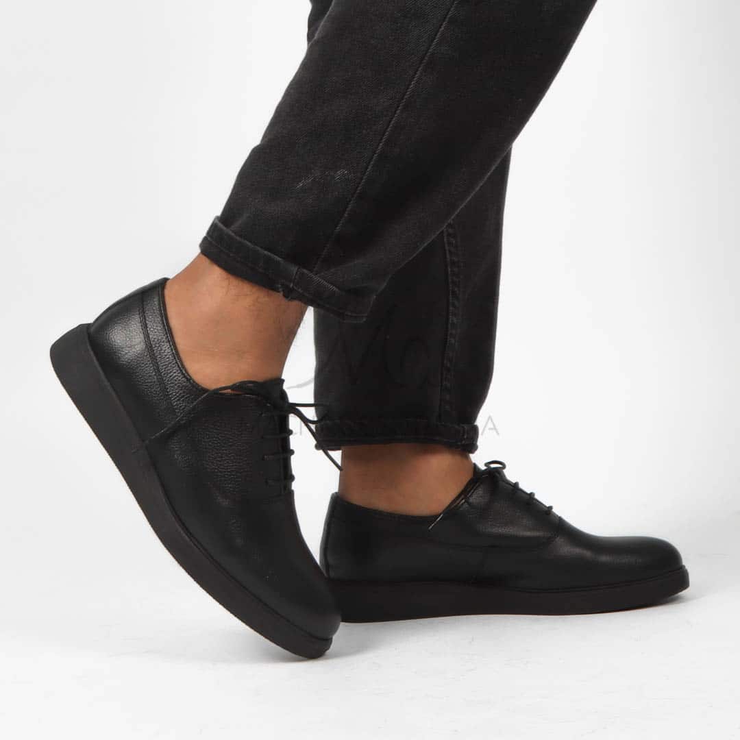 Uvalen - Chaussures de ville Hommes Cuir en Noir.