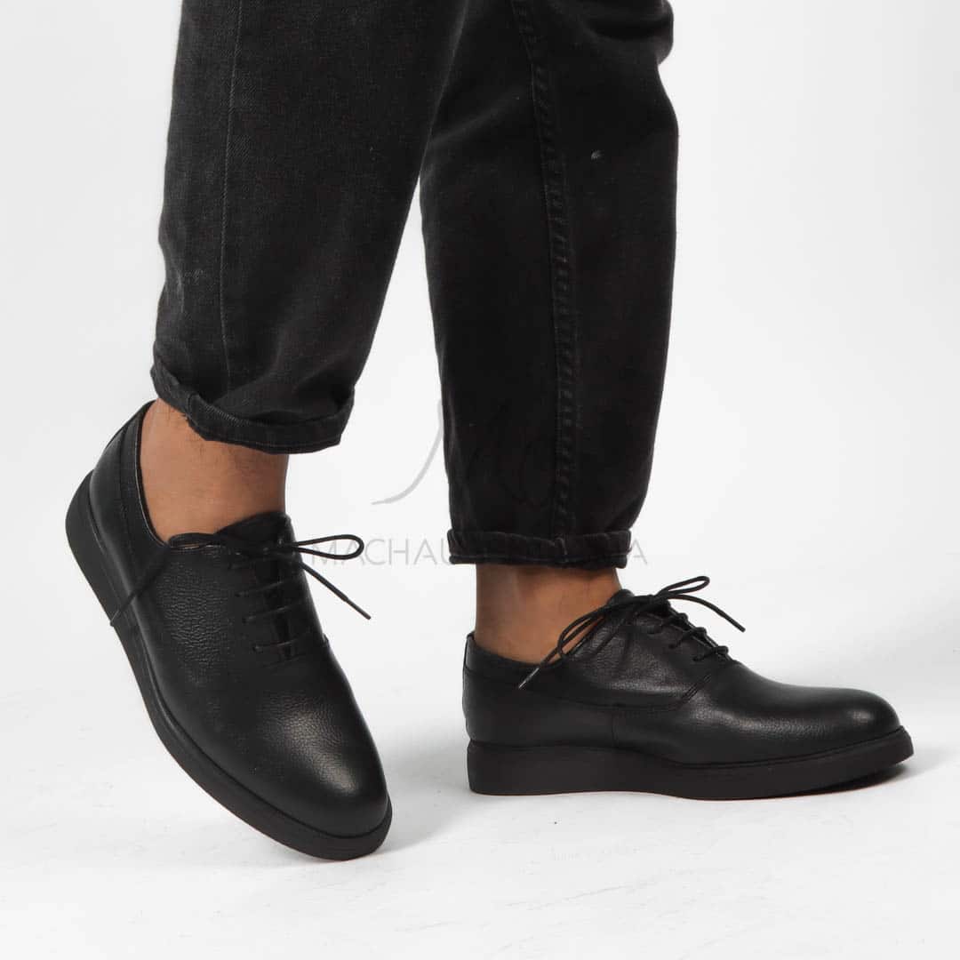 Uvalen - Chaussures de ville Hommes Cuir en Noir.