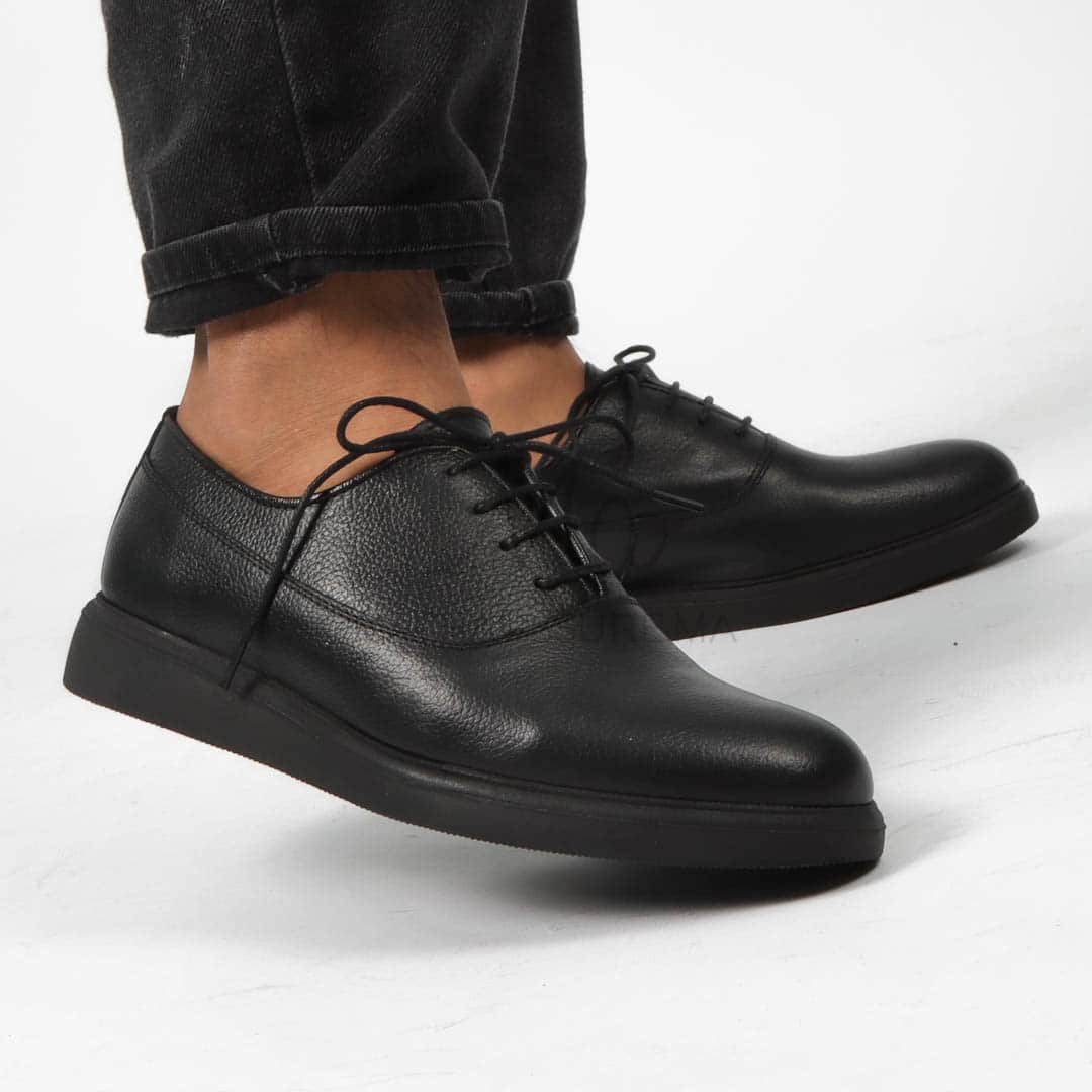 Uvalen - Chaussures de ville Hommes Cuir en Noir.