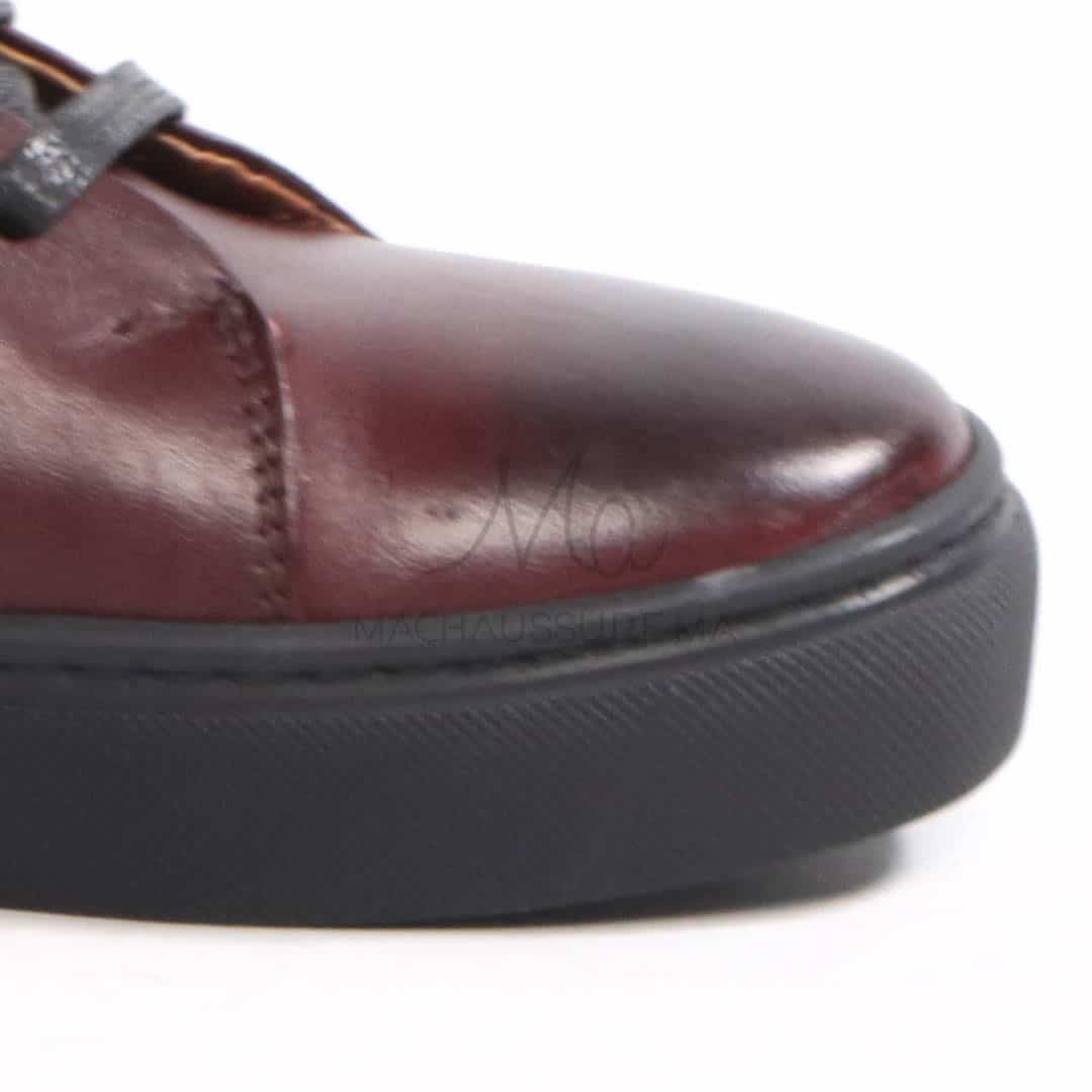 Lorenzo - Baskets Hommes 100% Cuir en Genat.
