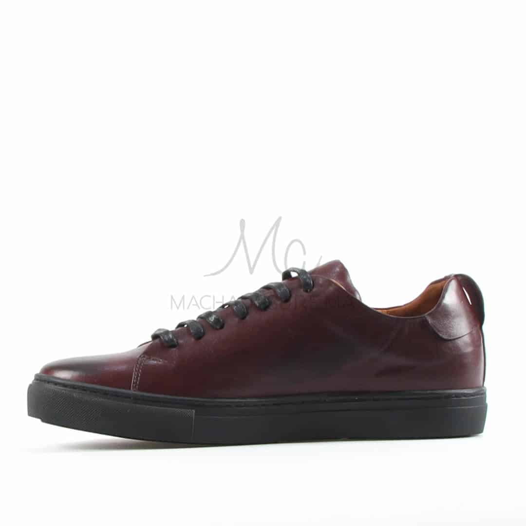 Lorenzo - Baskets Hommes 100% Cuir en Genat.