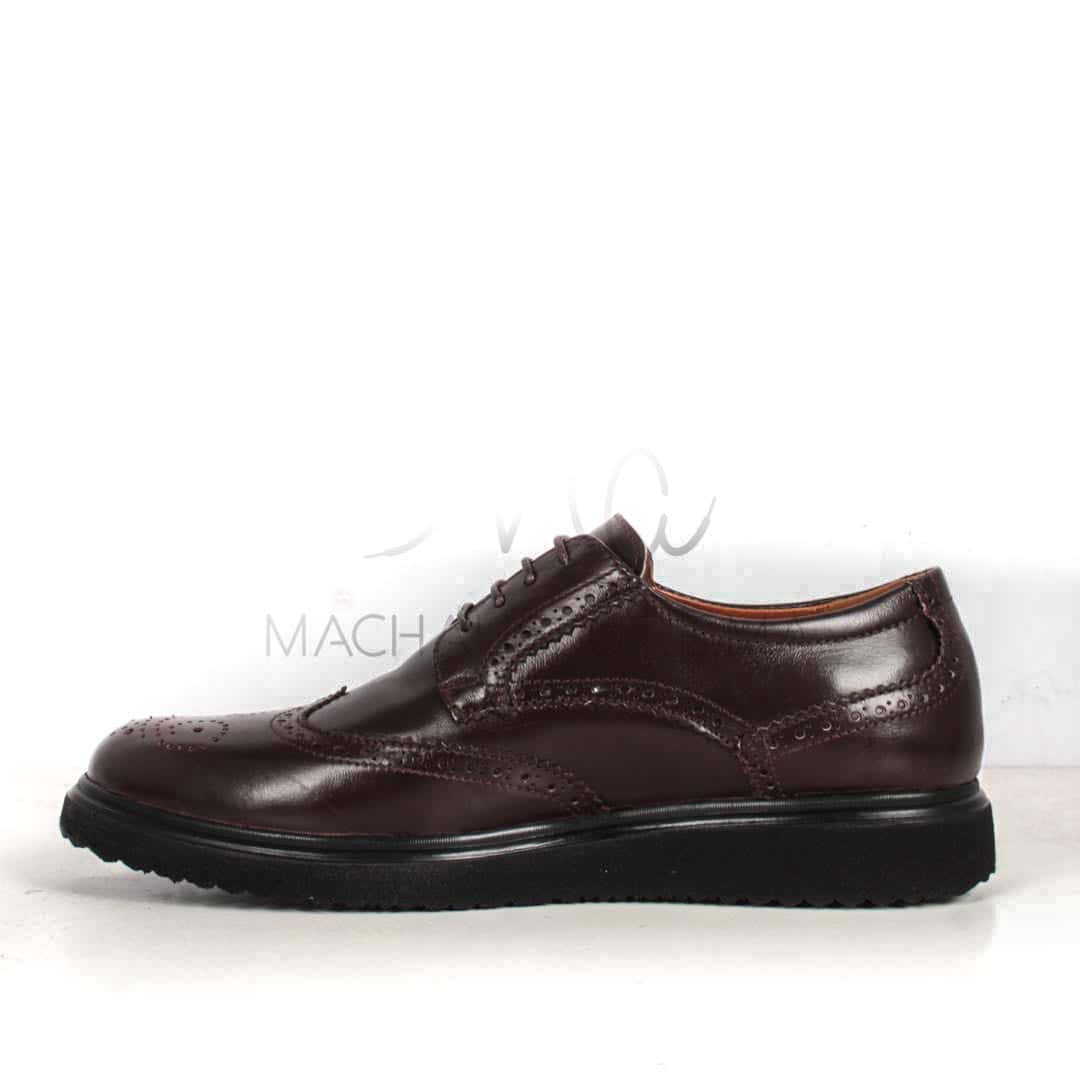 ERNEST – Chaussures de ville 100 % Cuir en Marron.