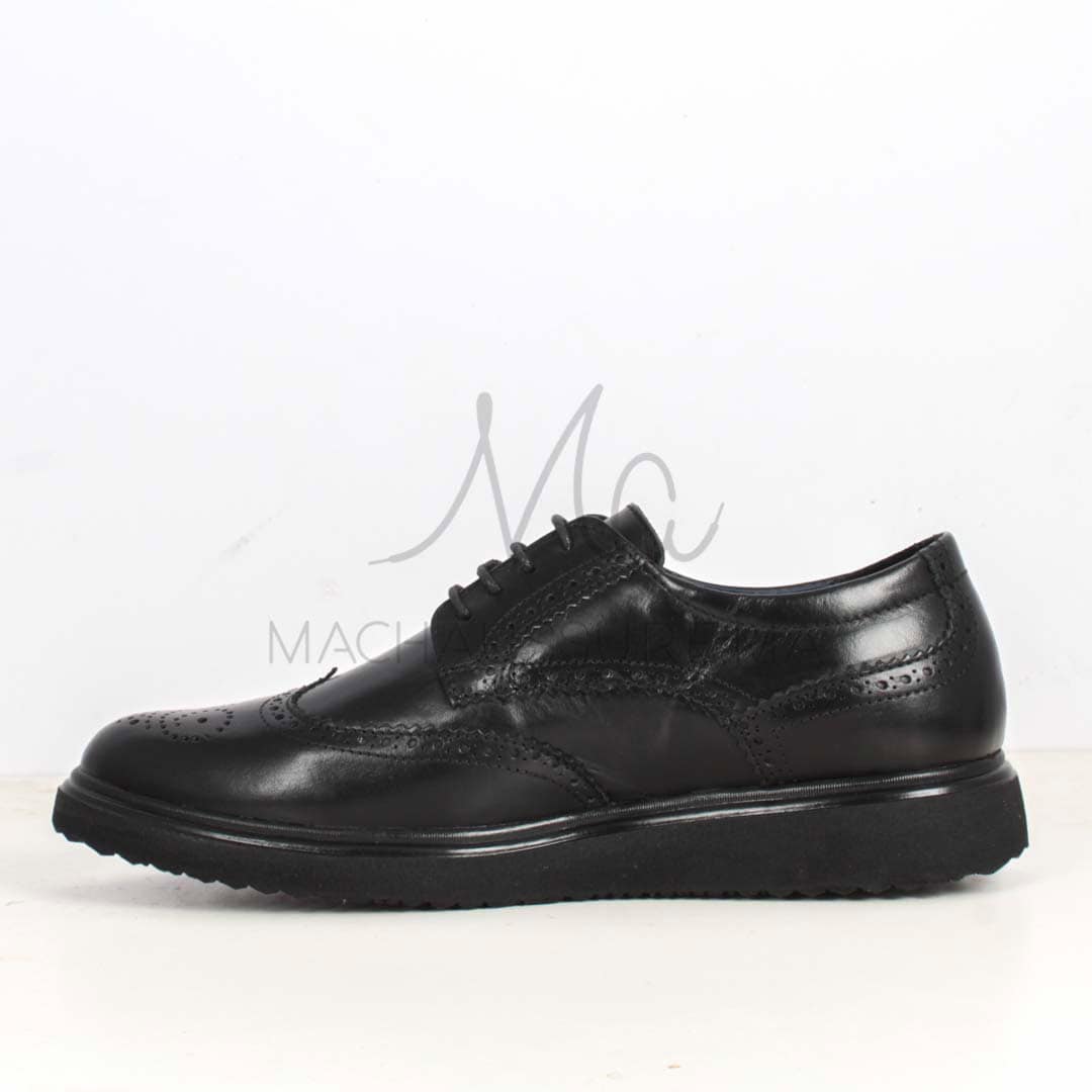 ERNEST – Chaussures de ville 100 % Cuir en Noir.