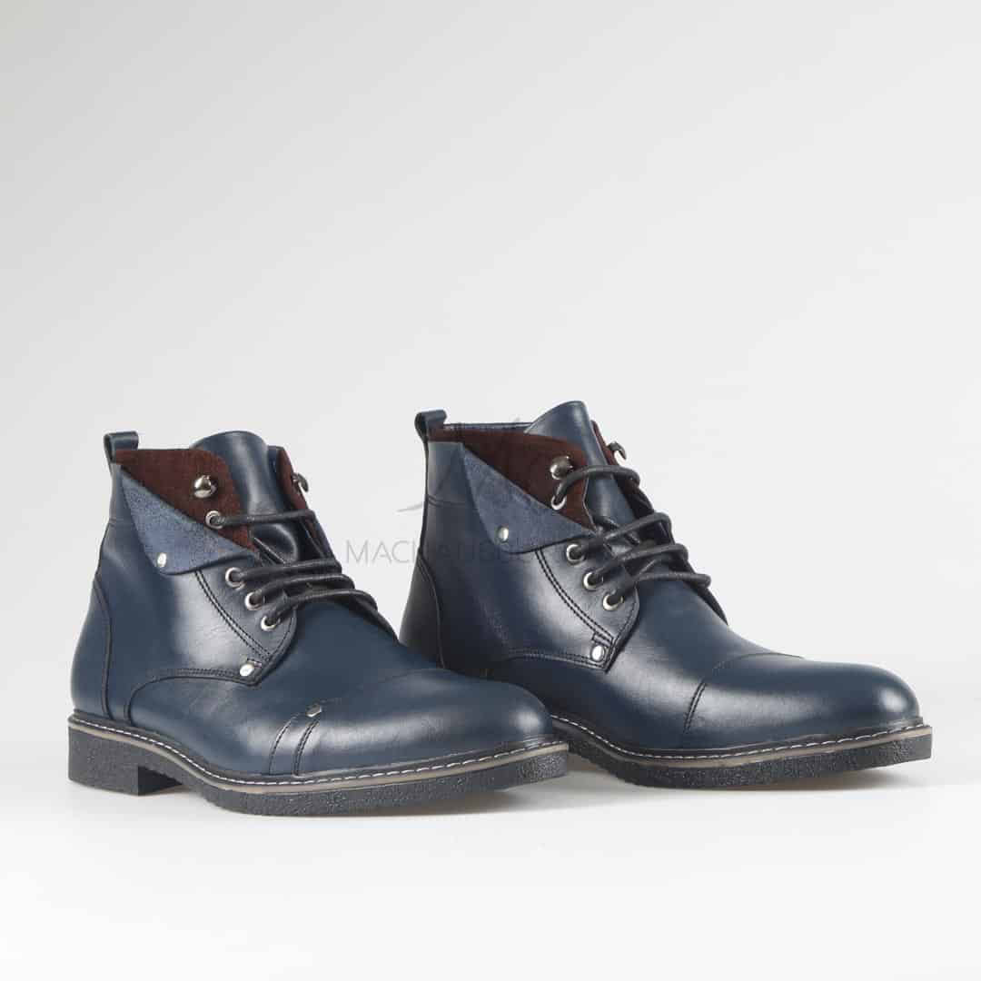 Theodore - Bottines en Bleu.