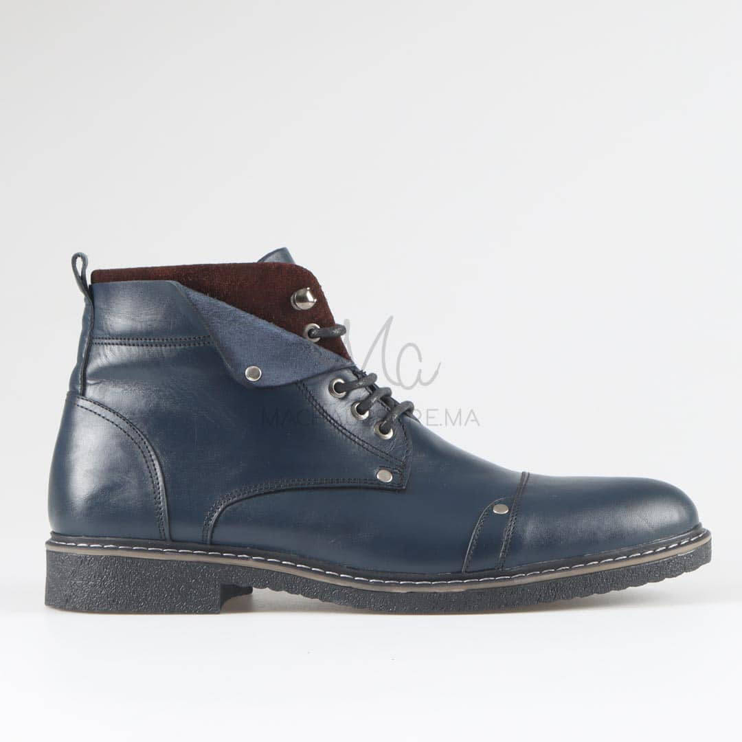Theodore - Bottines en Bleu.