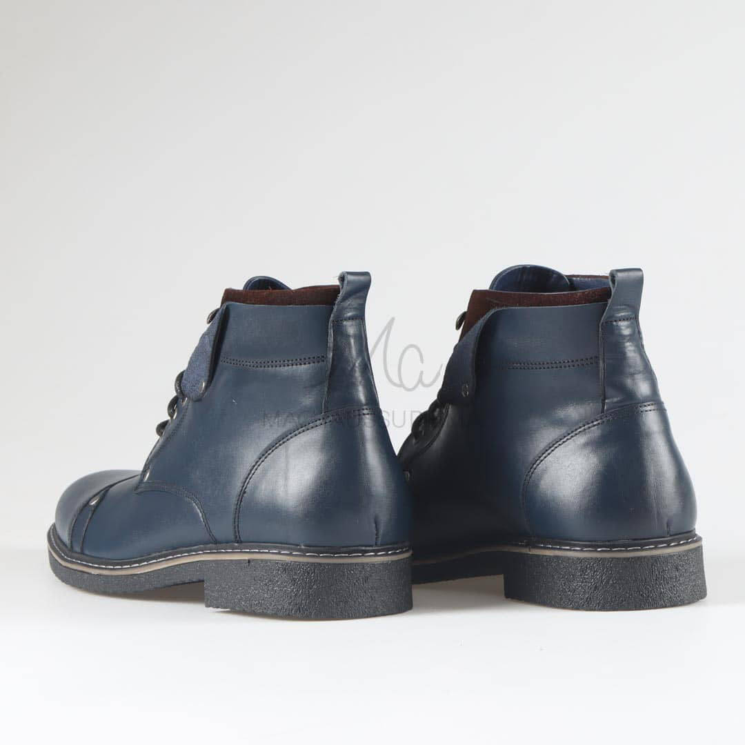 Theodore - Bottines en Bleu.