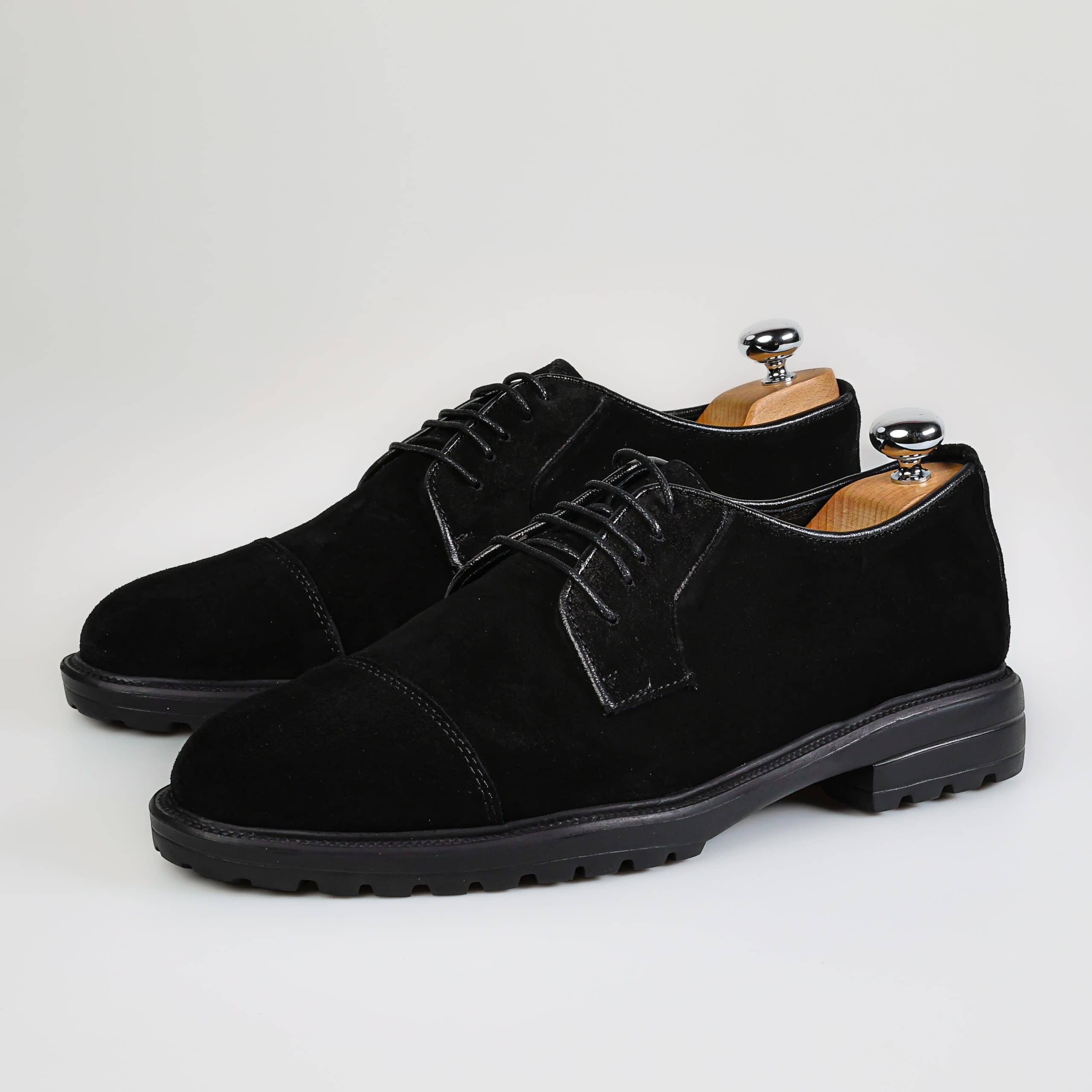 Byron – Chaussures de ville en Cuir Noir.