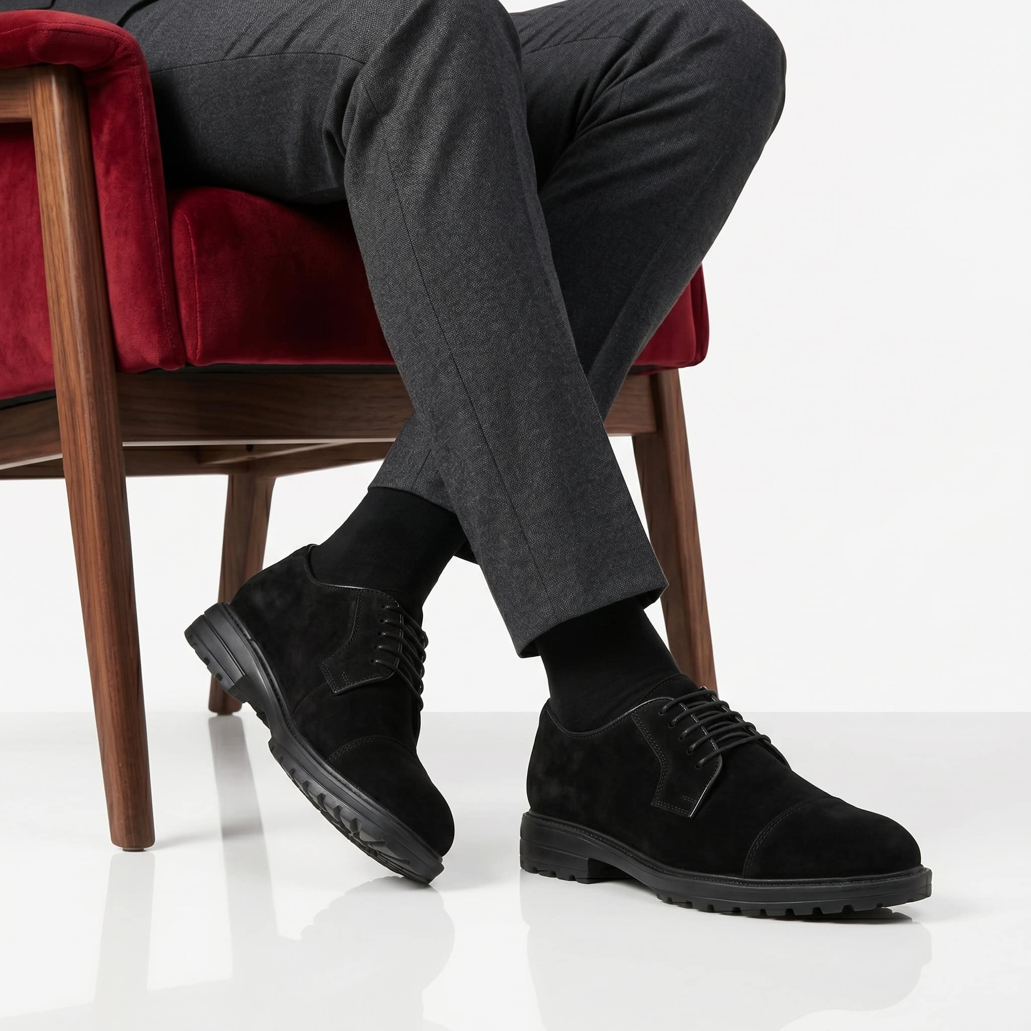 Byron – Chaussures de ville en Cuir Noir.