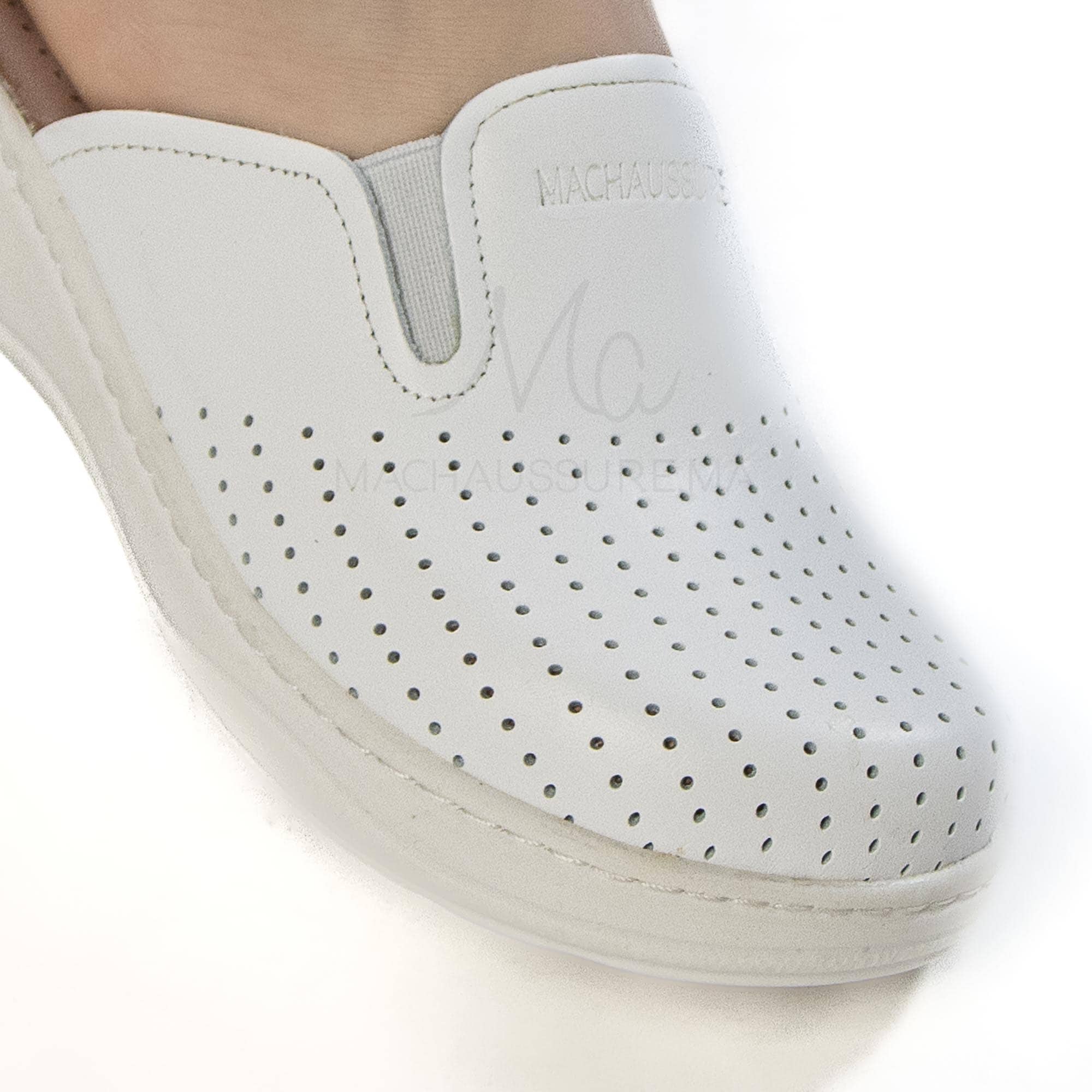 Confort+ – Sabot médical en Blanc.