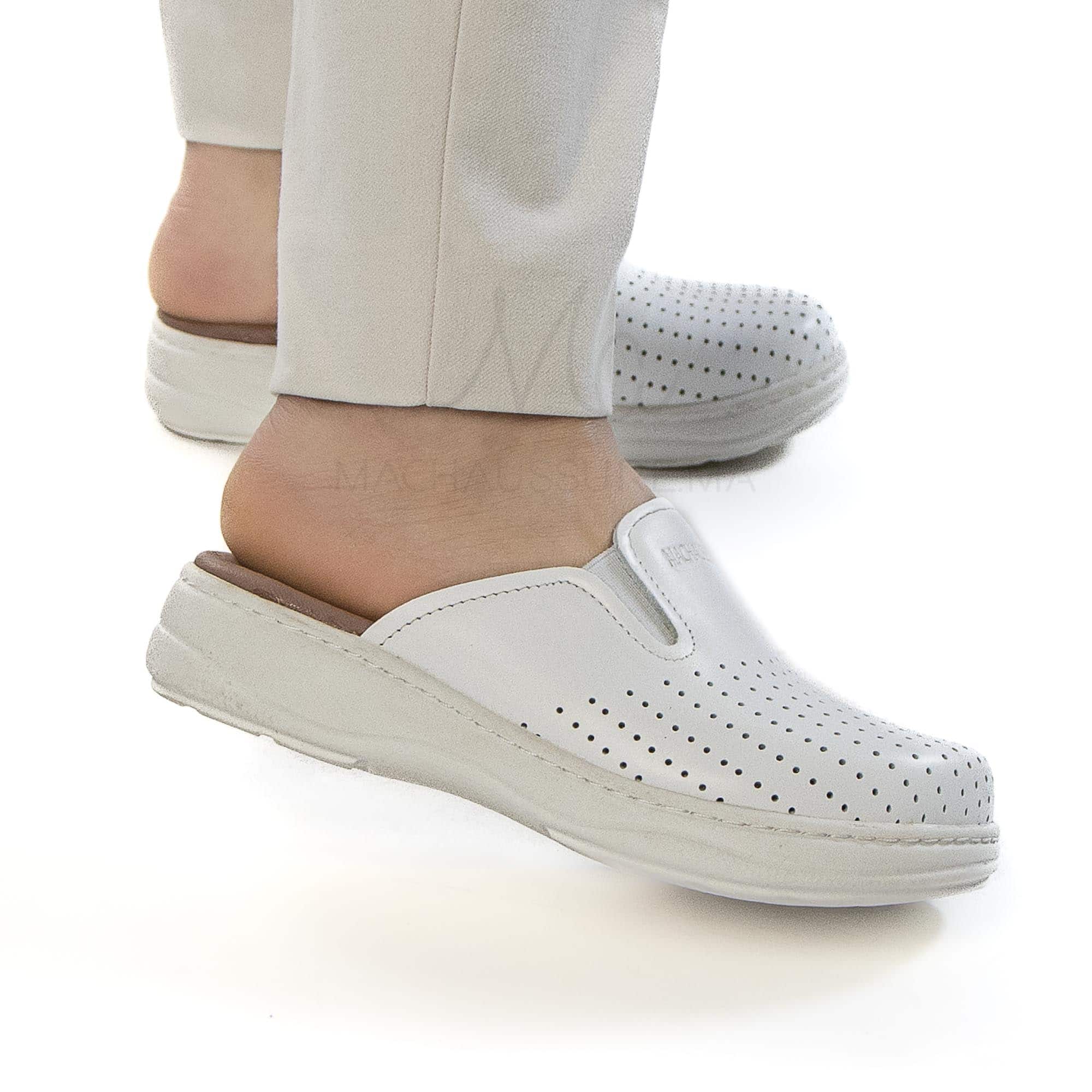 Confort+ – Sabot médical en Blanc.